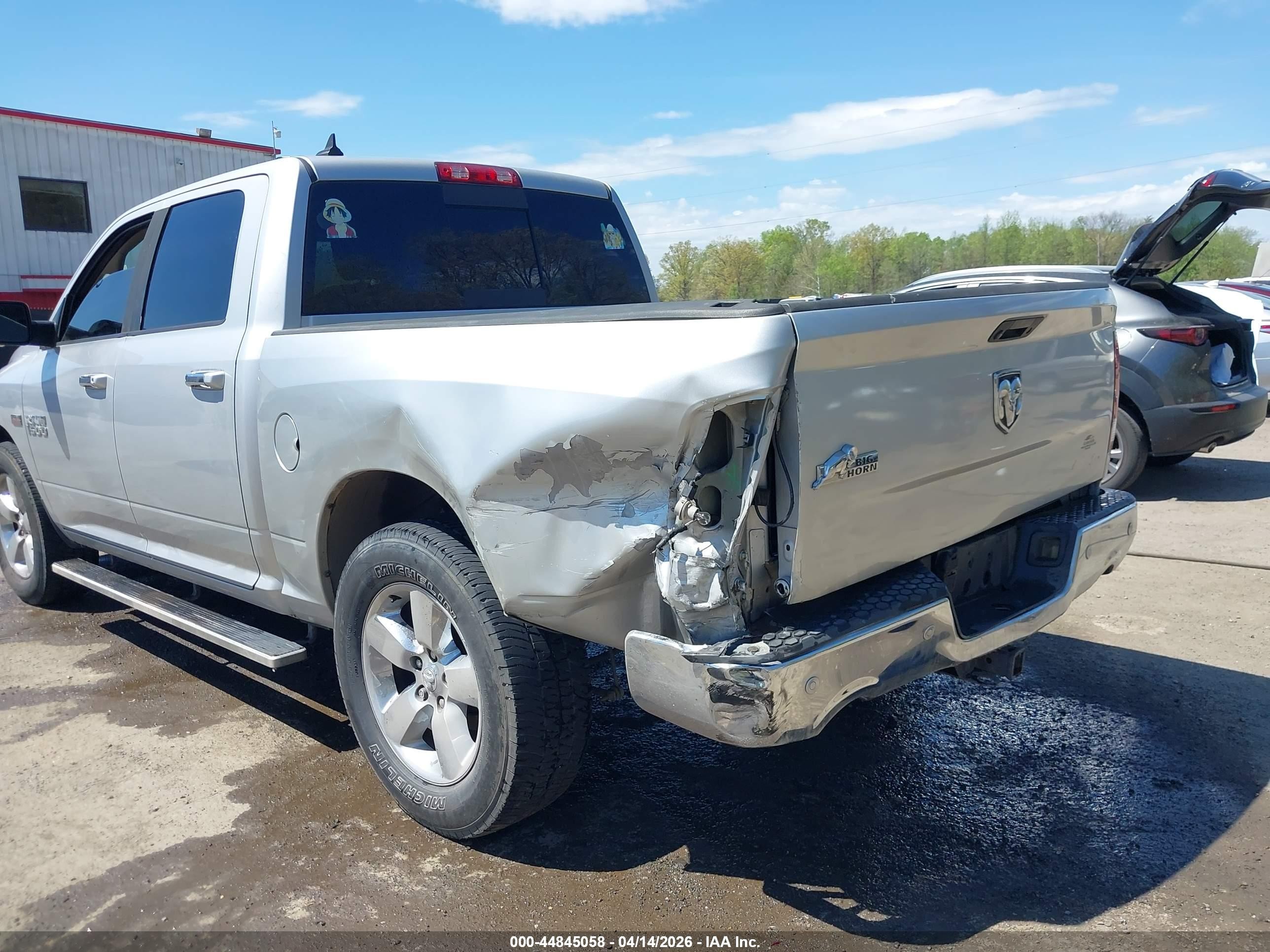 2014 Ram 1500 Big Horn Silver vin: 1C6RR6LT5ES223711