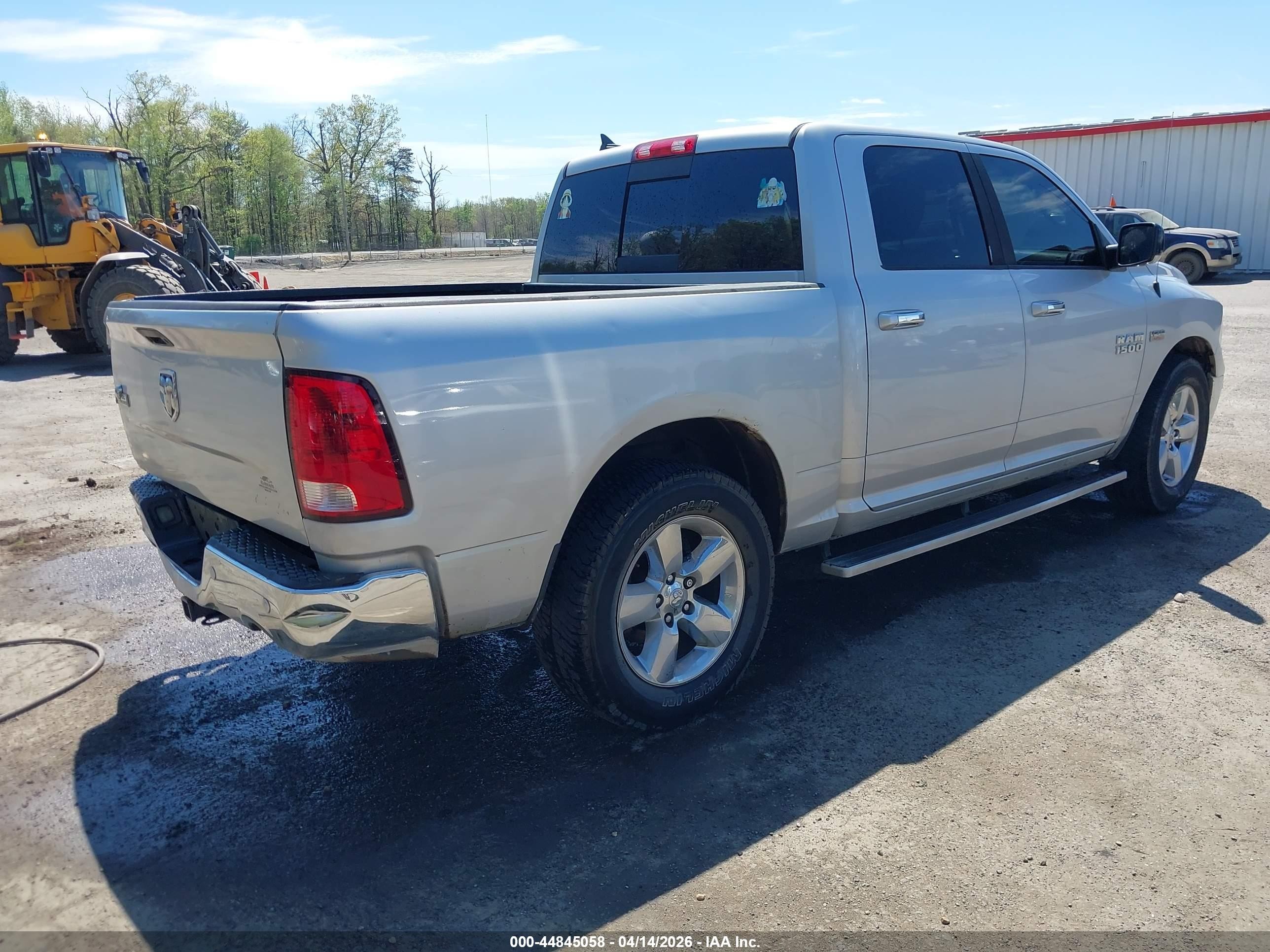 2014 Ram 1500 Big Horn Silver vin: 1C6RR6LT5ES223711