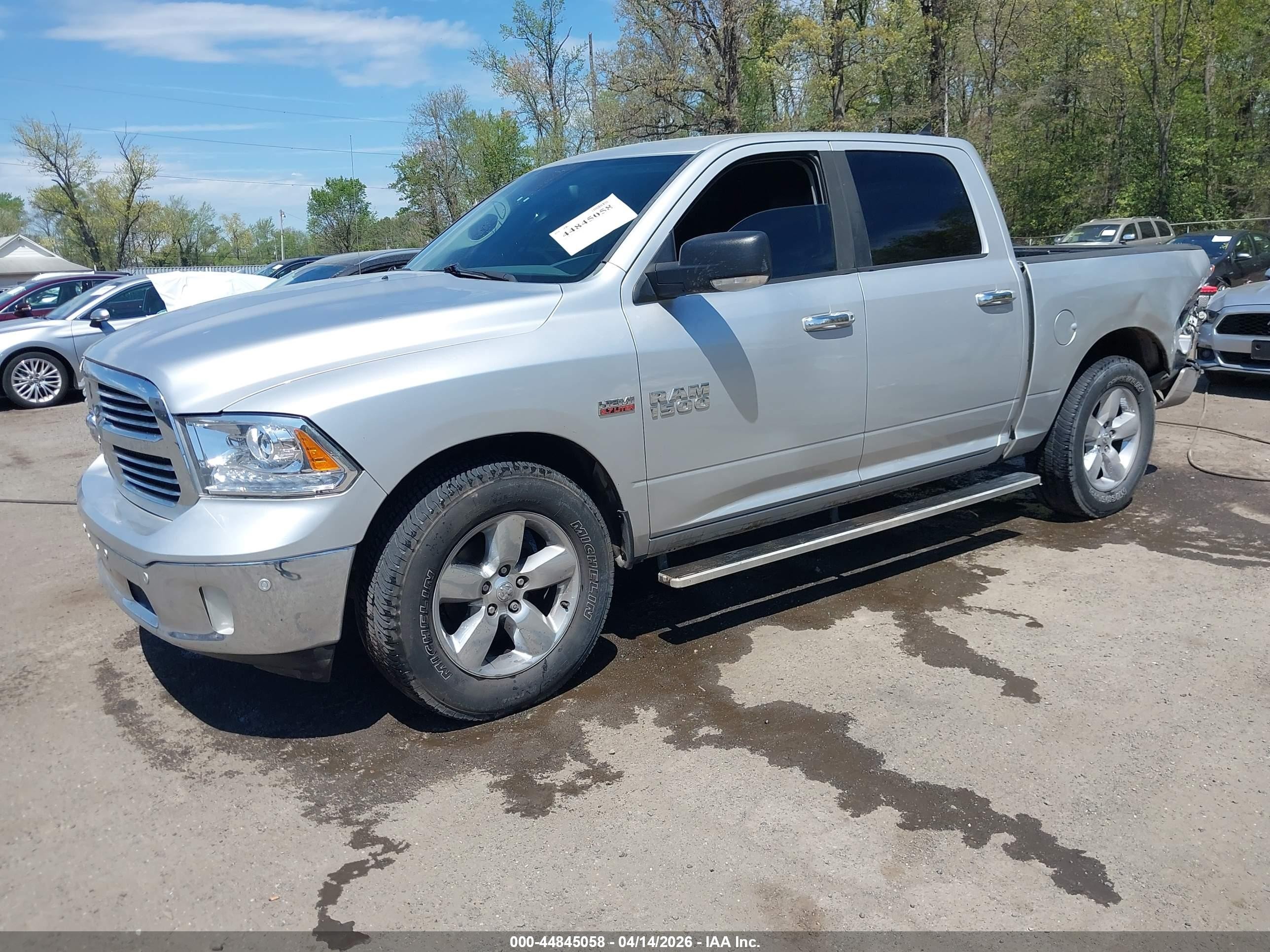 2014 Ram 1500 Big Horn Silver vin: 1C6RR6LT5ES223711