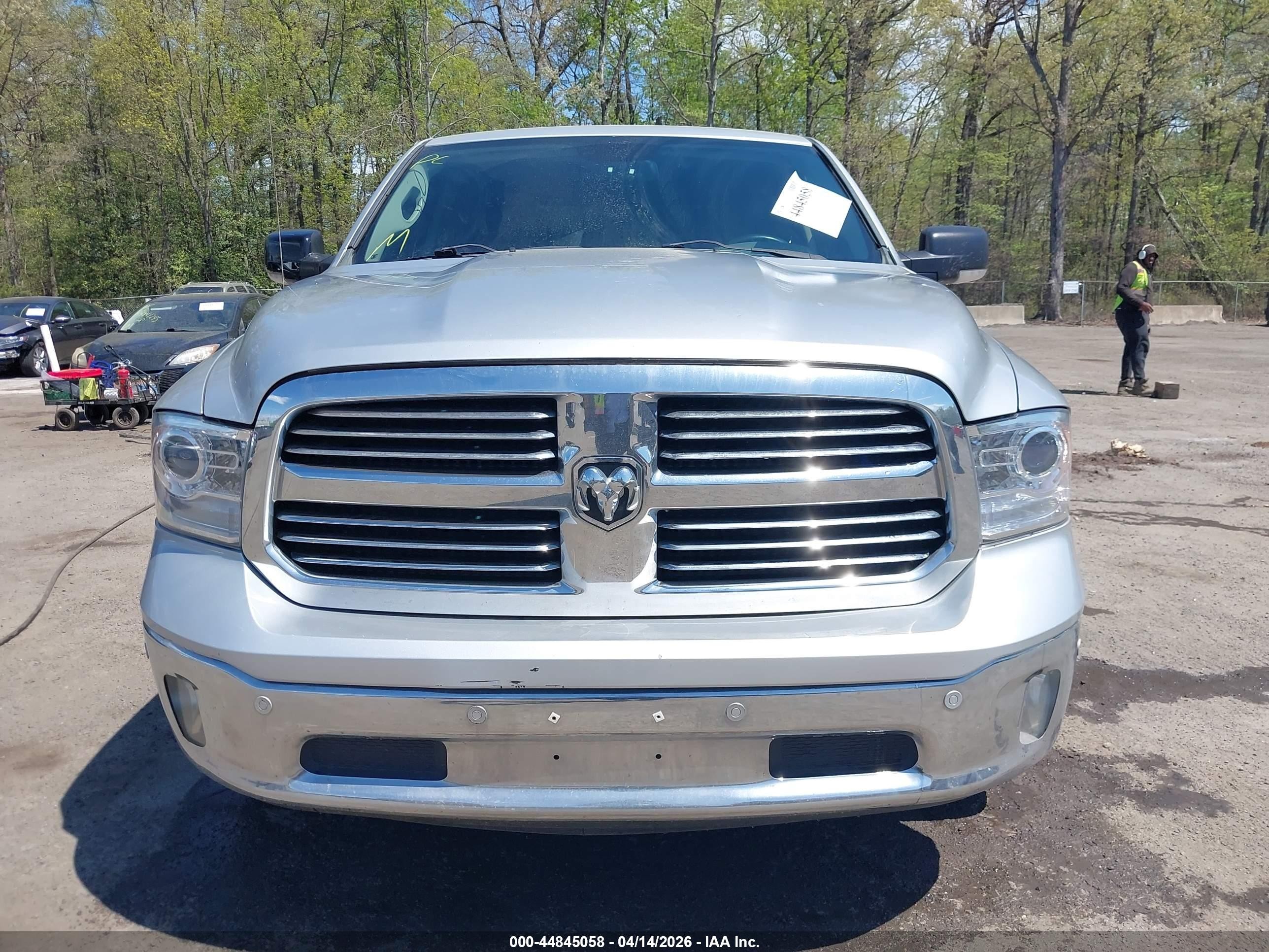 2014 Ram 1500 Big Horn Silver vin: 1C6RR6LT5ES223711