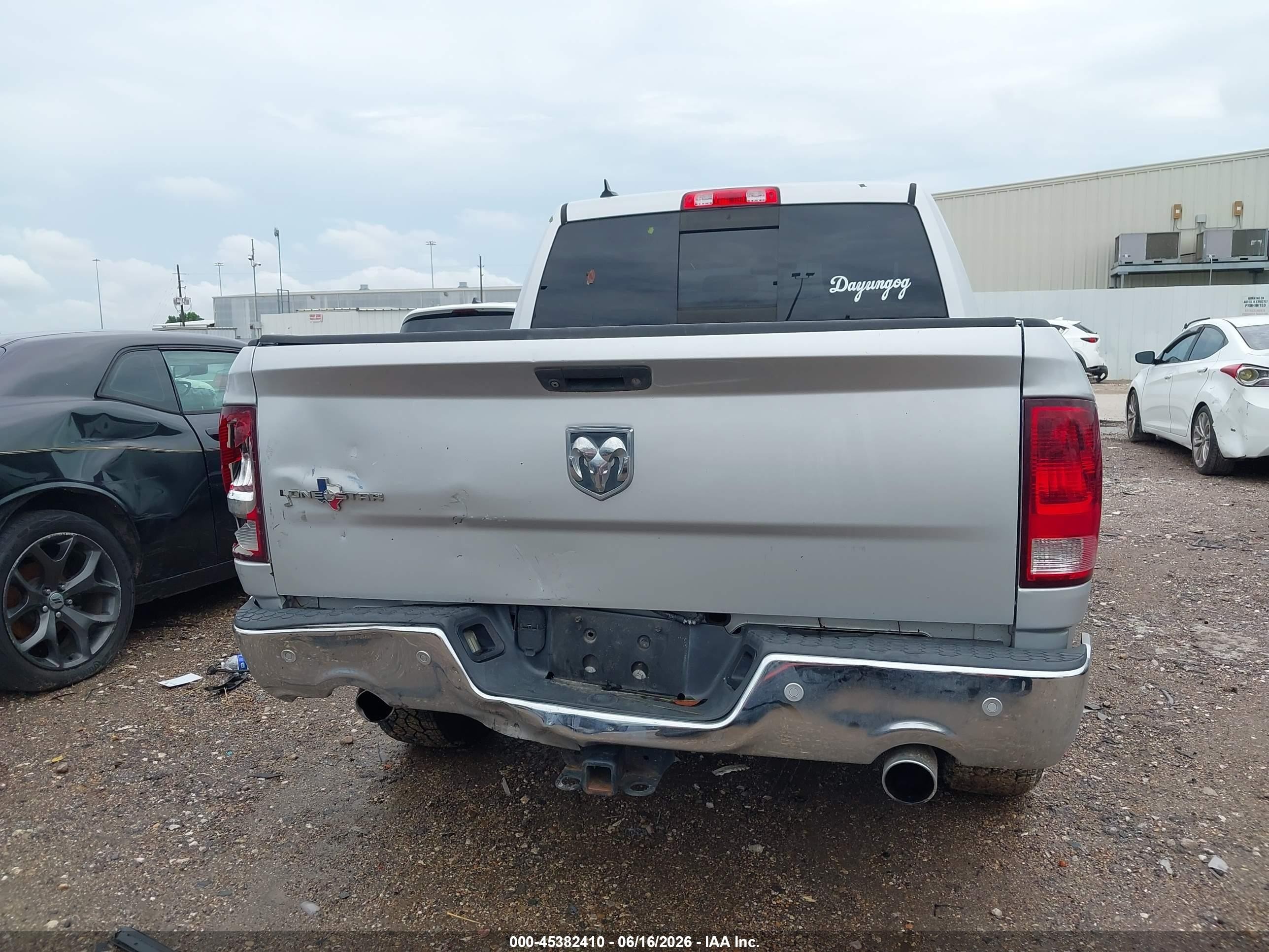 2014 Ram 1500 Lone Star Silver vin: 1C6RR6LT5ES356470