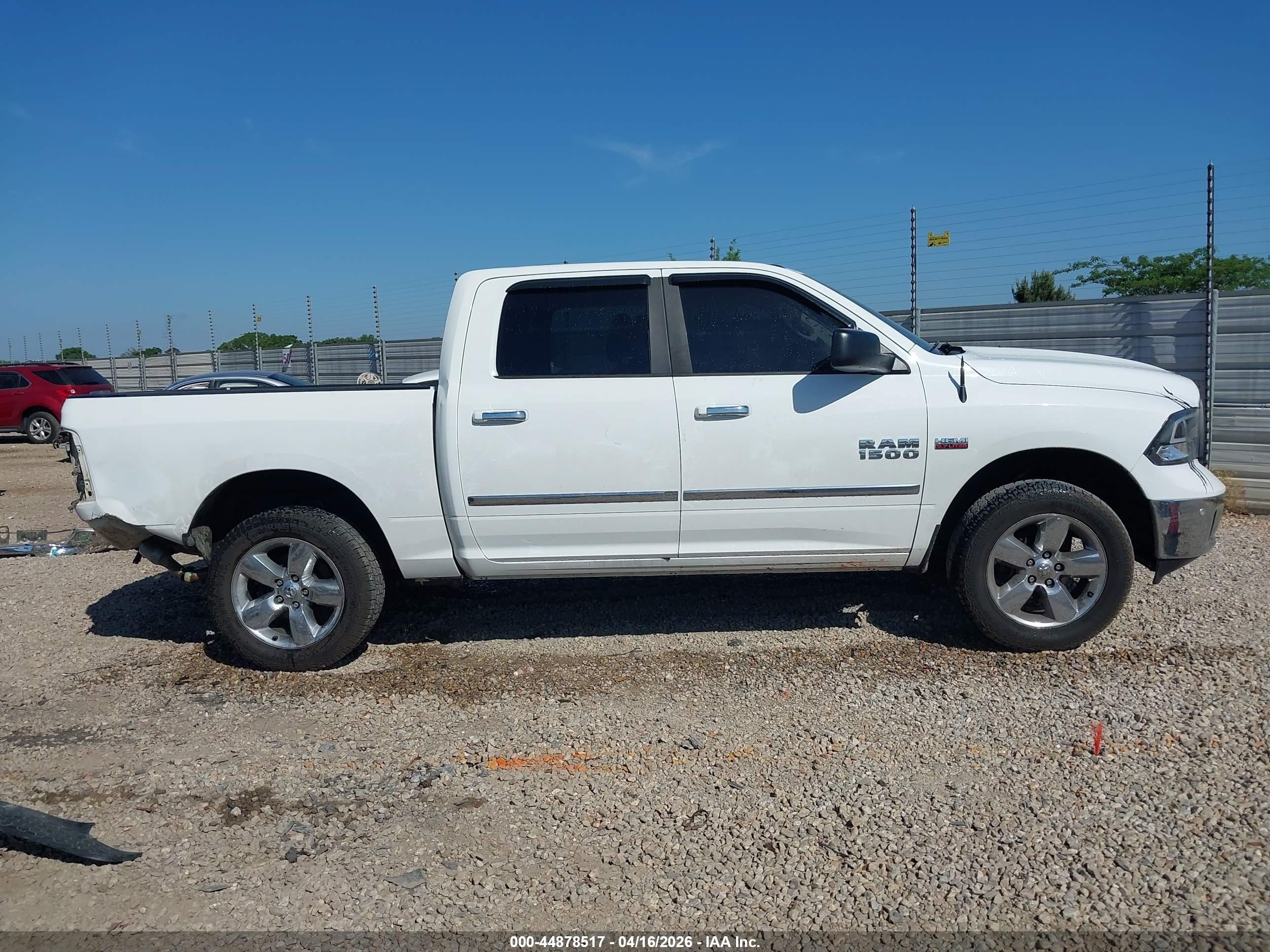 2015 Ram 1500 Big Horn White vin: 1C6RR6LT5FS542317