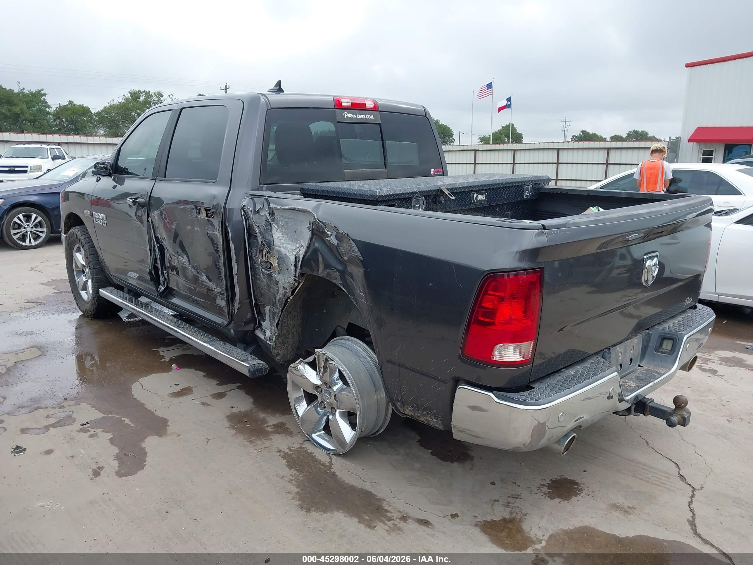 2015 Ram 1500 Lone Star Серый vin: 1C6RR6LT5FS604895