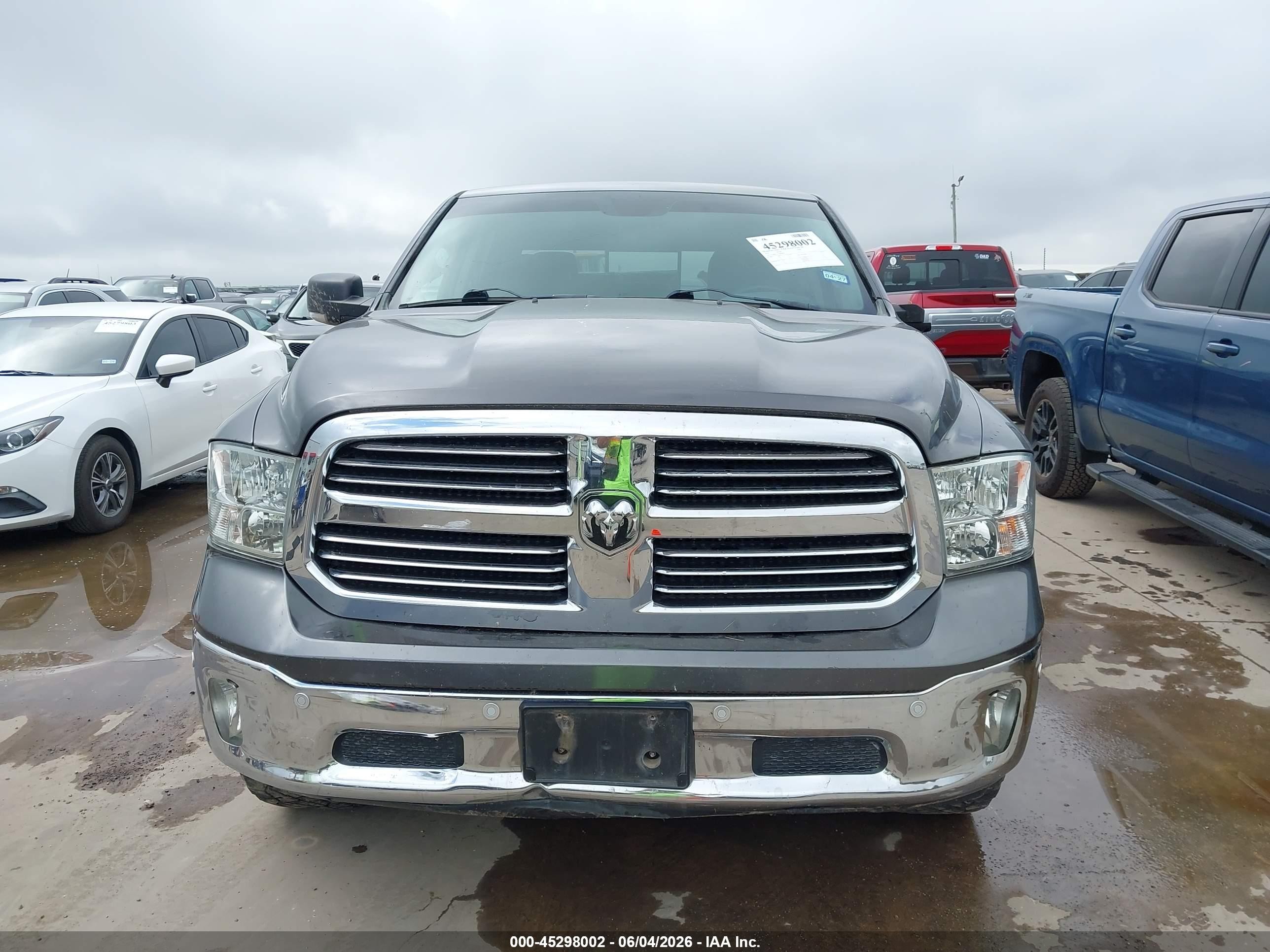 2015 Ram 1500 Lone Star Серый vin: 1C6RR6LT5FS604895