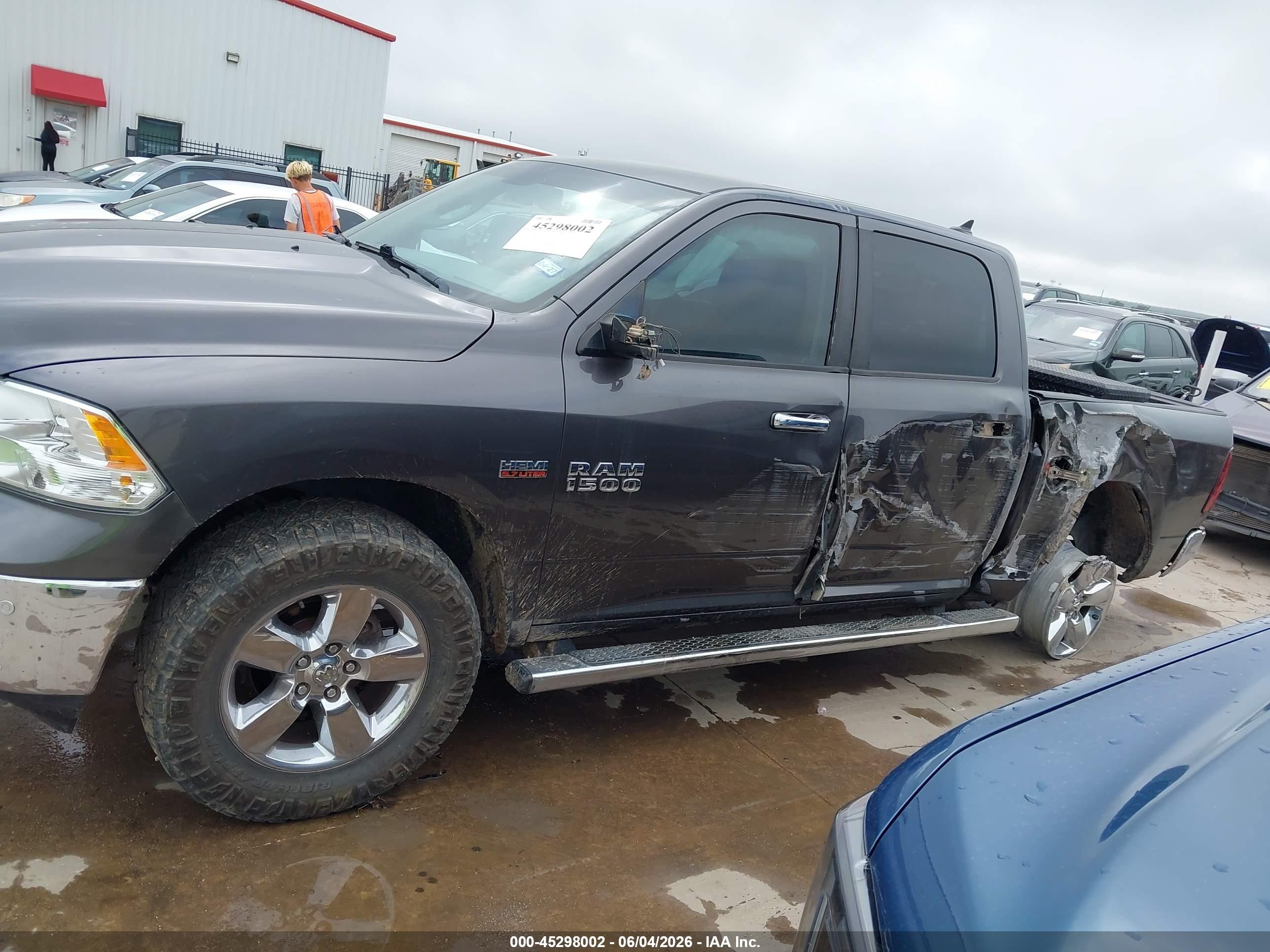 2015 Ram 1500 Lone Star Серый vin: 1C6RR6LT5FS604895