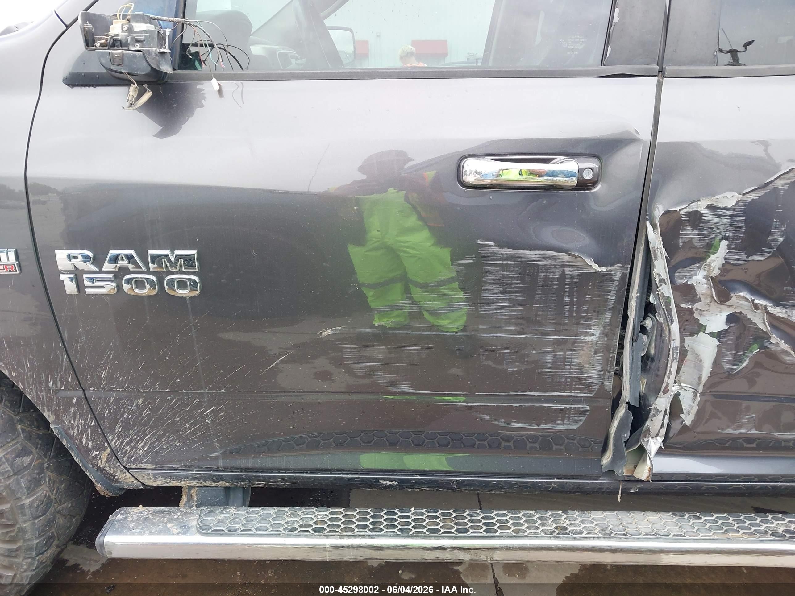 2015 Ram 1500 Lone Star Серый vin: 1C6RR6LT5FS604895
