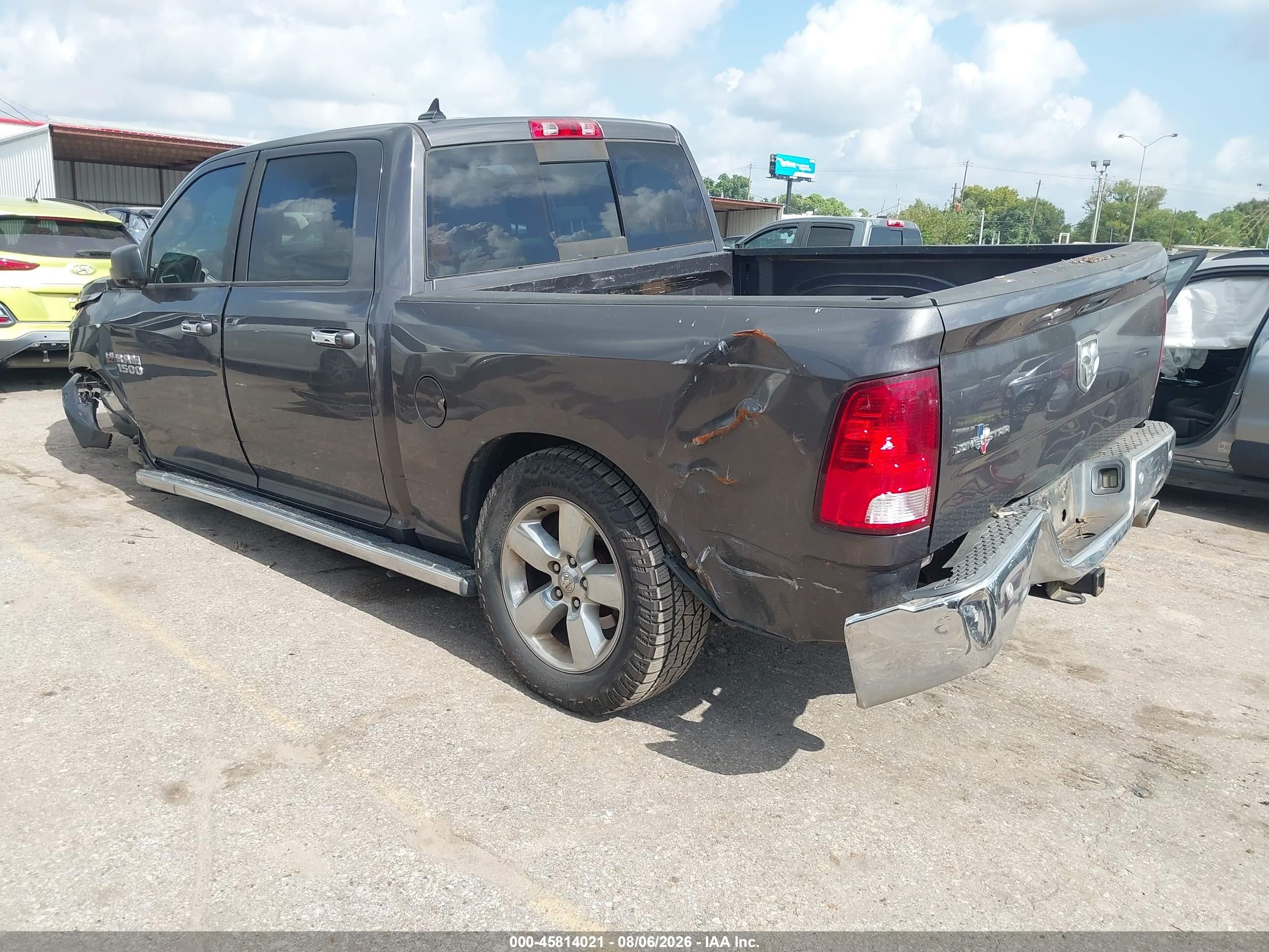2015 Ram 1500 Lone Star Gray vin: 1C6RR6LT5FS692606
