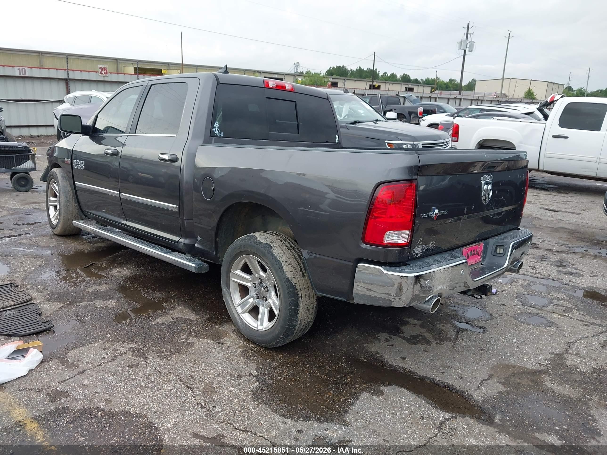 2017 Ram 1500 Lone Star Silver  4x2 5'7 Box Gray vin: 1C6RR6LT5HS684203