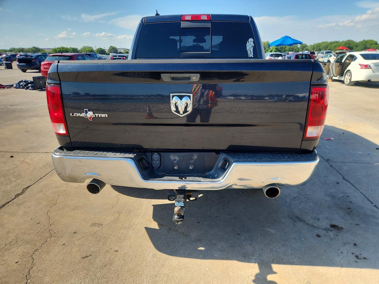 2013 Ram 1500 Slt Gray vin: 1C6RR6LT6DS540654