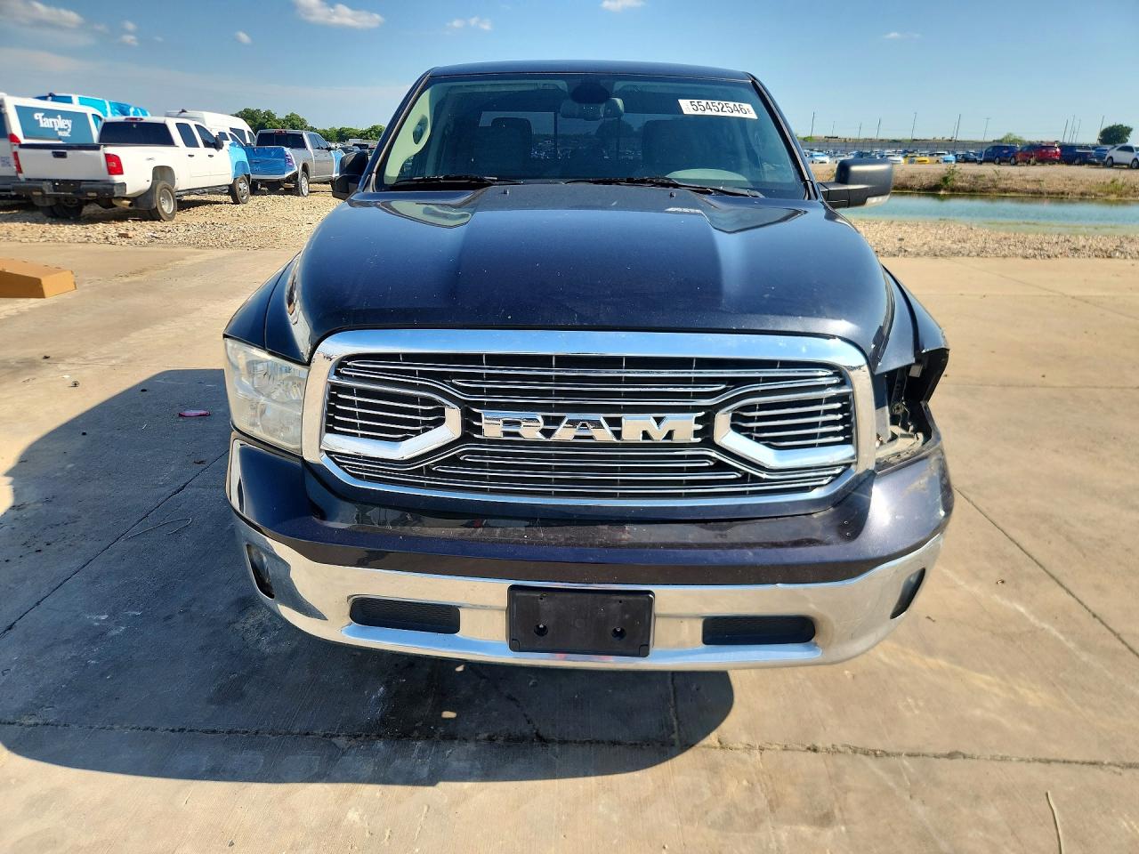 2013 Ram 1500 Slt Gray vin: 1C6RR6LT6DS540654