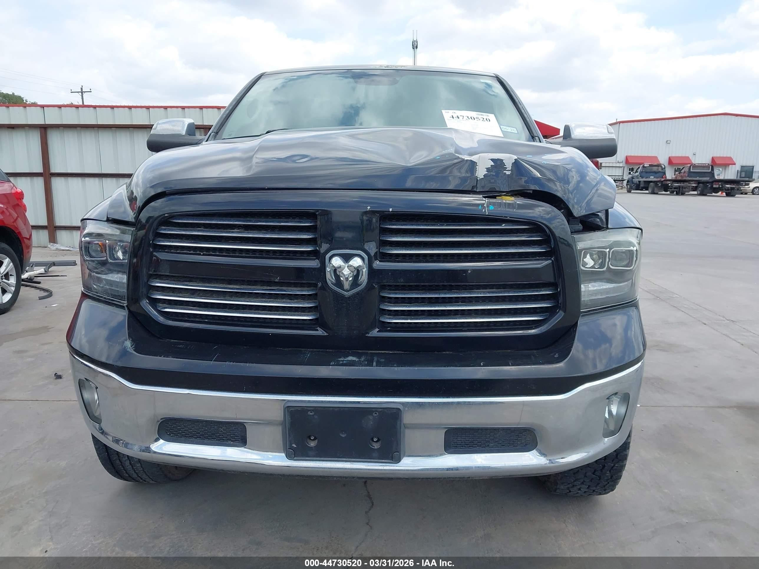 2013 Ram 1500 Big Horn Черный vin: 1C6RR6LT6DS665895