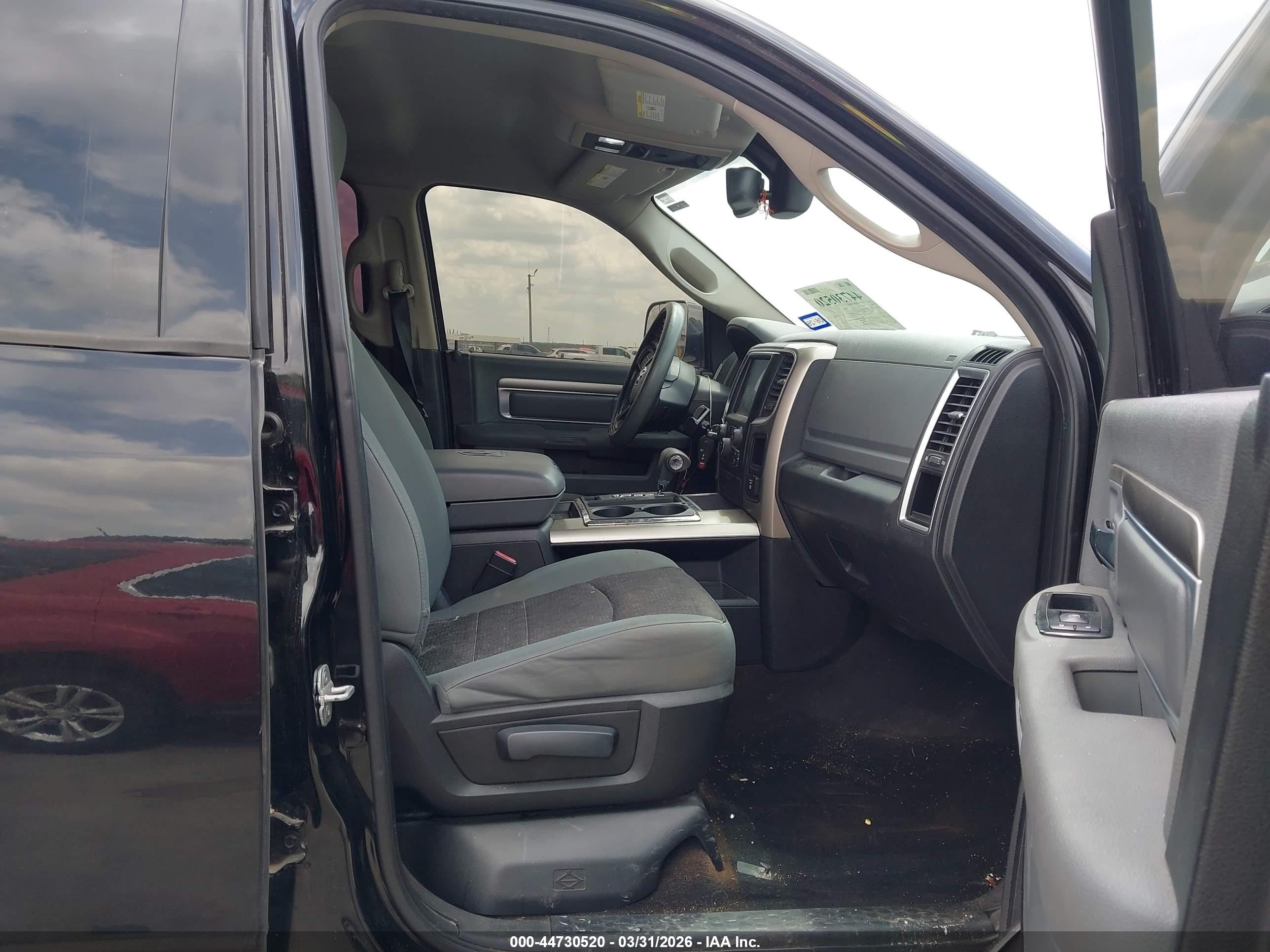 2013 Ram 1500 Big Horn Черный vin: 1C6RR6LT6DS665895
