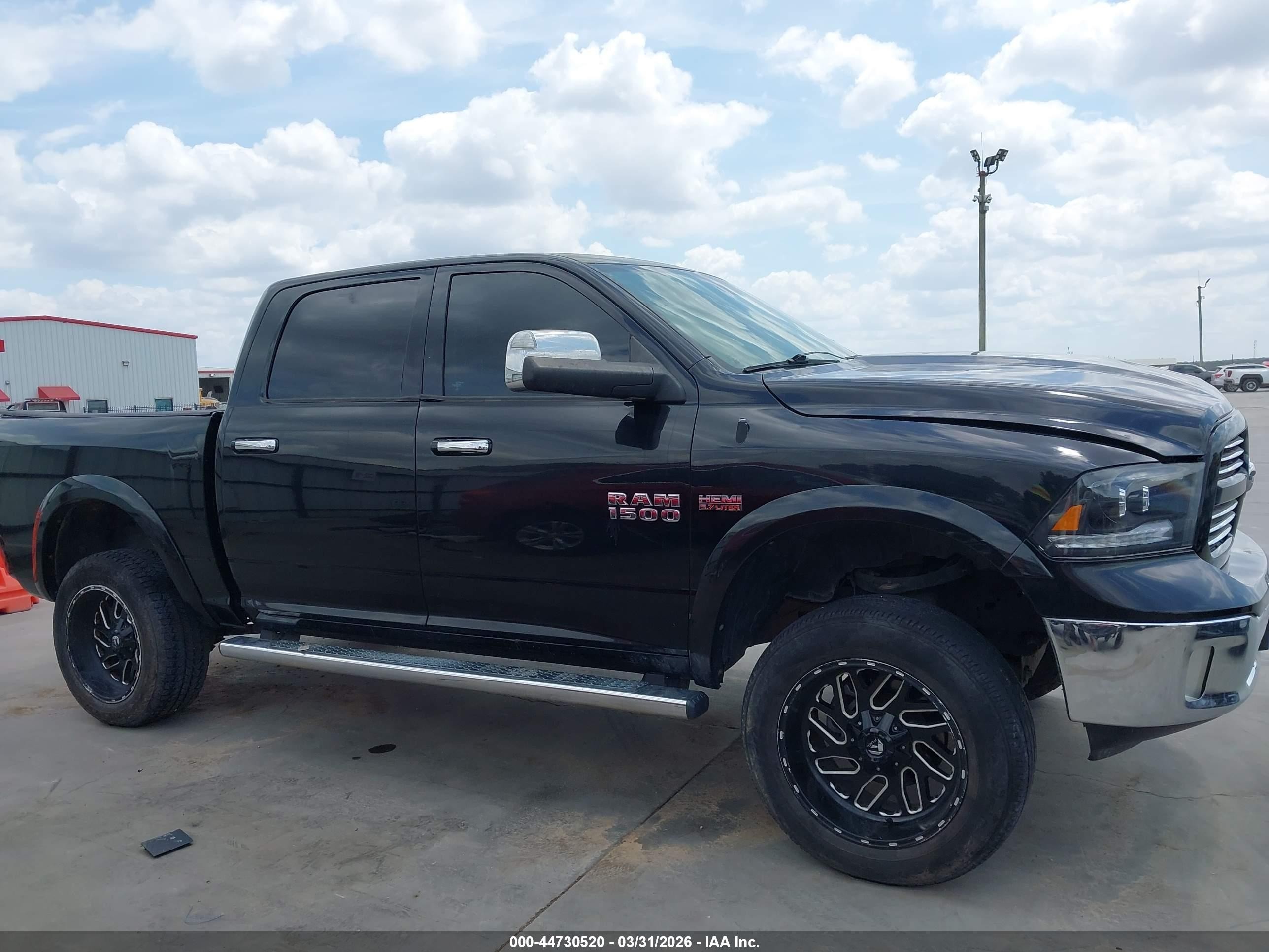 2013 Ram 1500 Big Horn Черный vin: 1C6RR6LT6DS665895