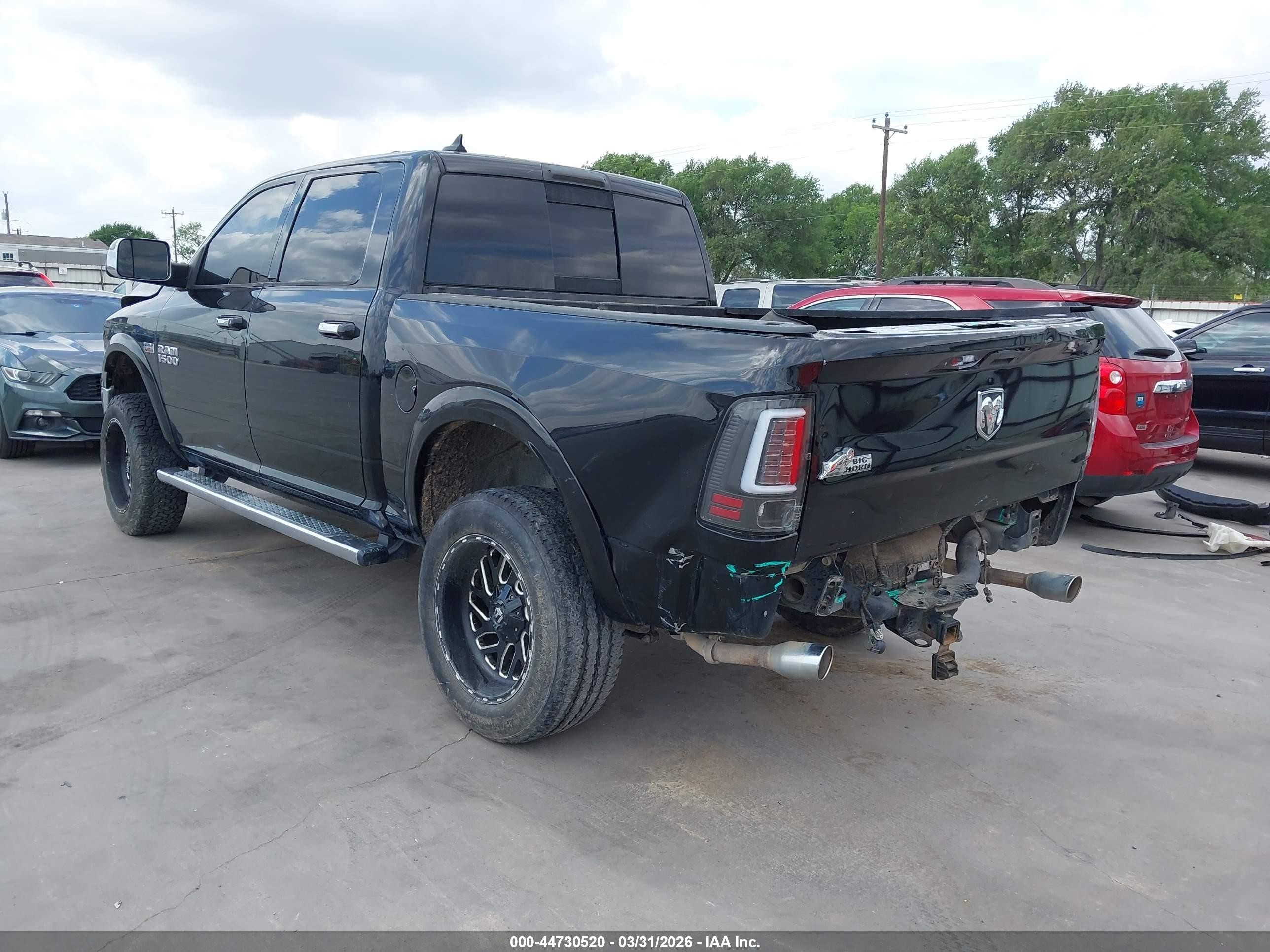 2013 Ram 1500 Big Horn Черный vin: 1C6RR6LT6DS665895