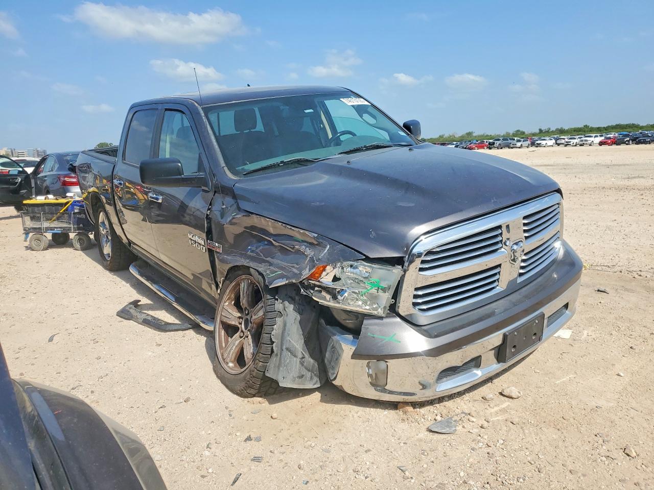 2014 Ram 1500 Slt Gray vin: 1C6RR6LT6ES430107