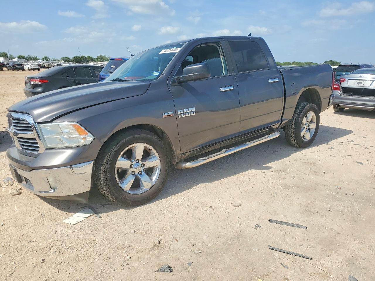 2014 Ram 1500 Slt Gray vin: 1C6RR6LT6ES430107