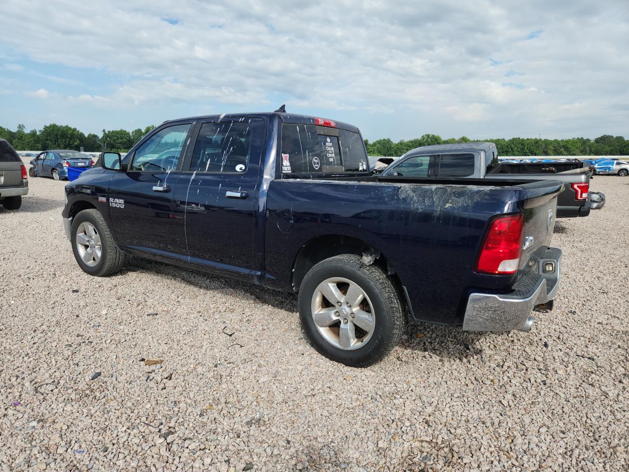 2013 Ram 1500 Slt Blue vin: 1C6RR6LT7DS585344