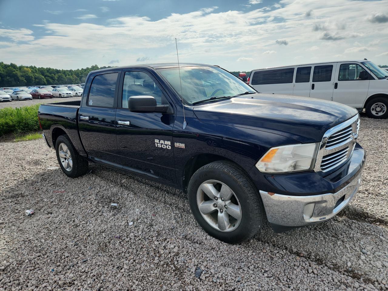 2013 Ram 1500 Slt Blue vin: 1C6RR6LT7DS585344