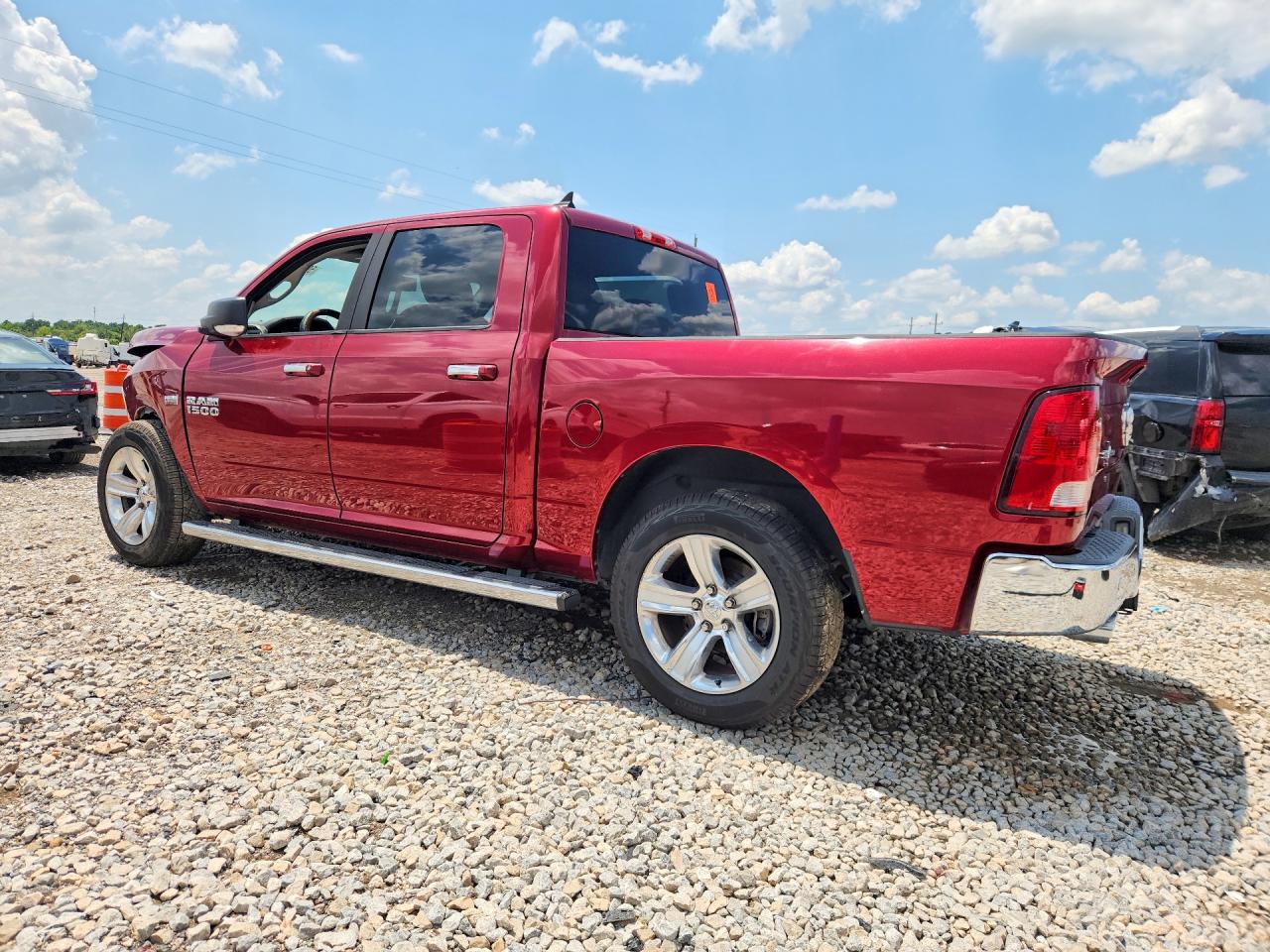 2014 Ram 1500 Slt Red vin: 1C6RR6LT7ES398154
