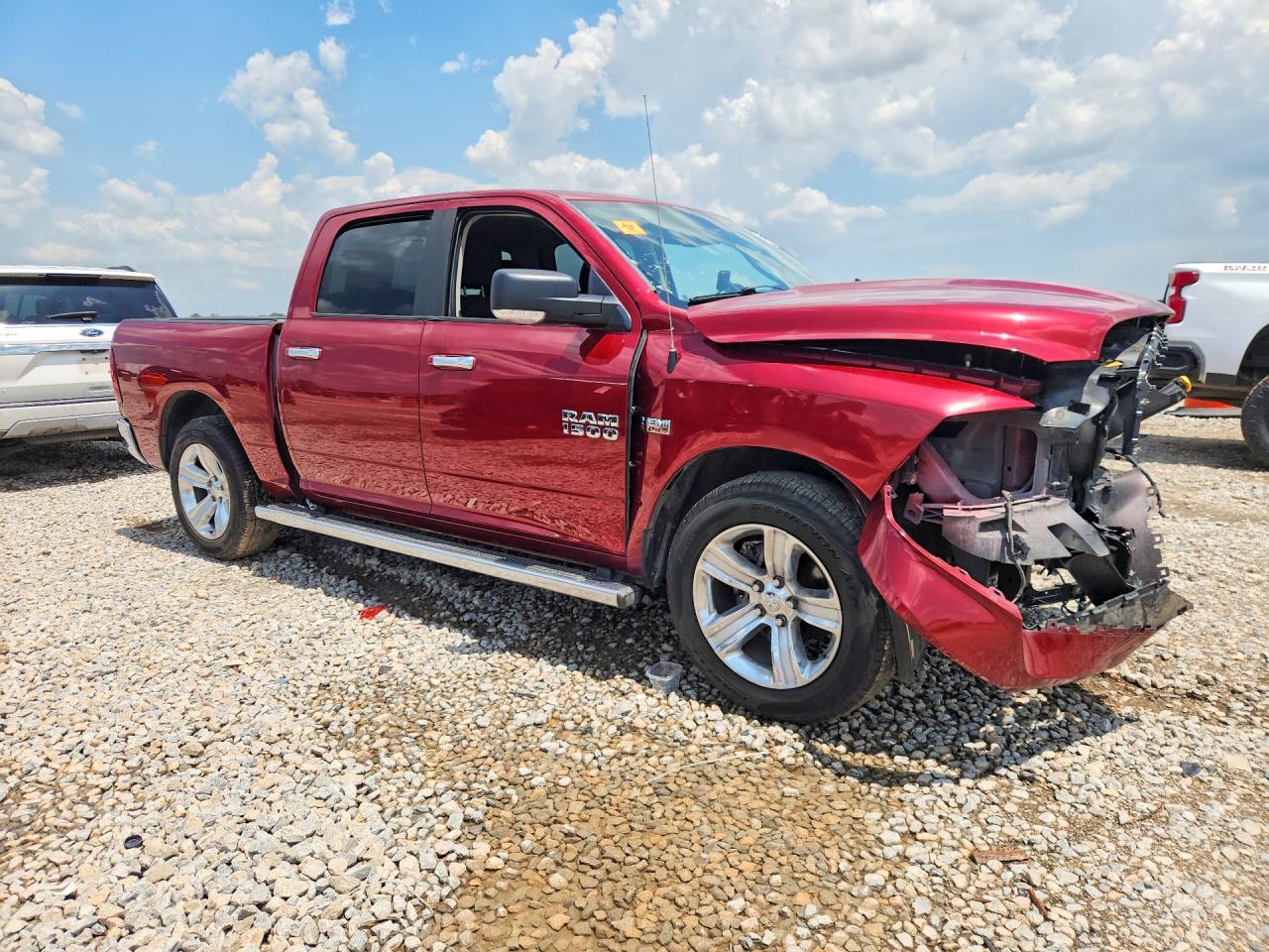 2014 Ram 1500 Slt Red vin: 1C6RR6LT7ES398154