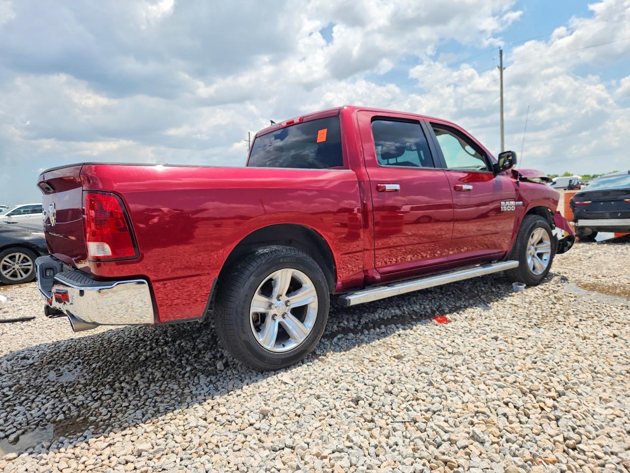 2014 Ram 1500 Slt Red vin: 1C6RR6LT7ES398154