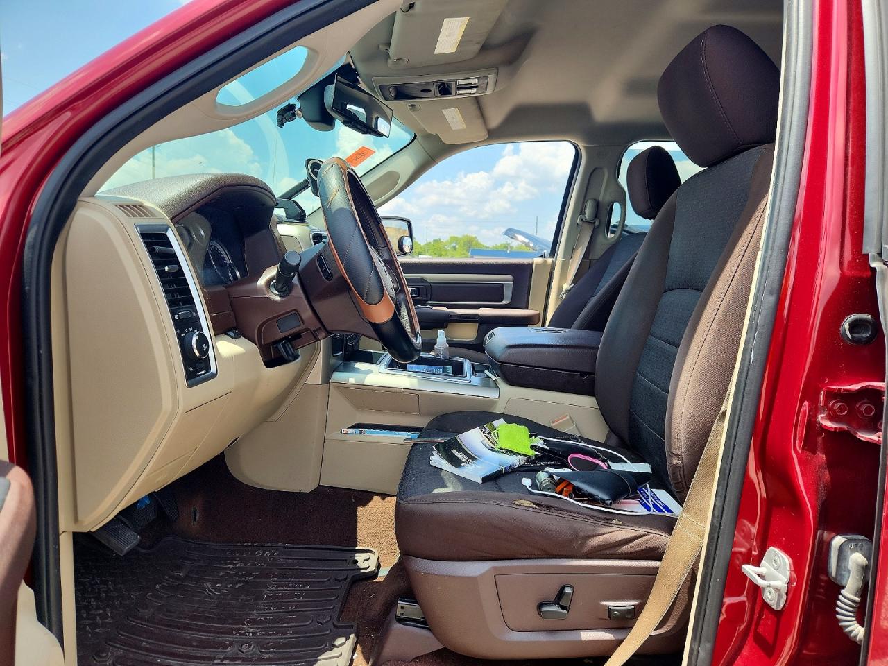 2014 Ram 1500 Slt Red vin: 1C6RR6LT7ES398154