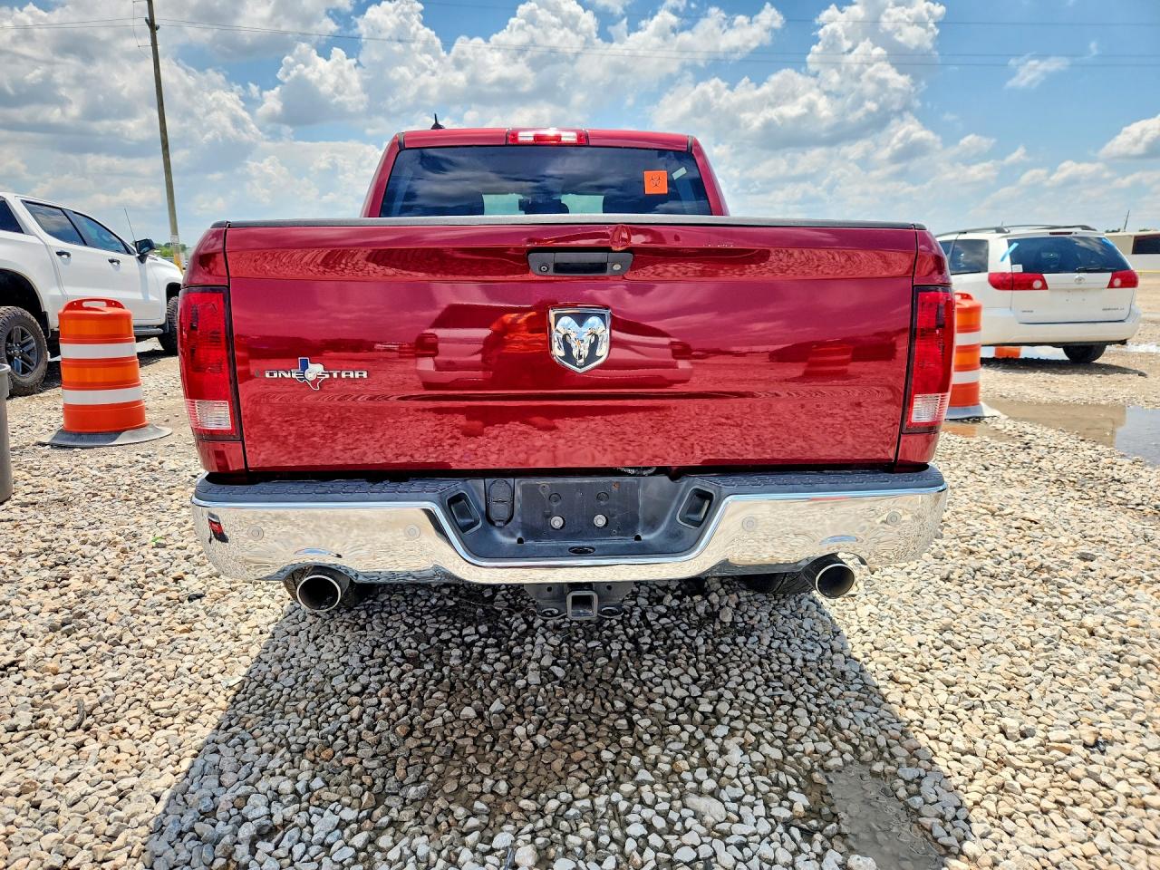 2014 Ram 1500 Slt Red vin: 1C6RR6LT7ES398154