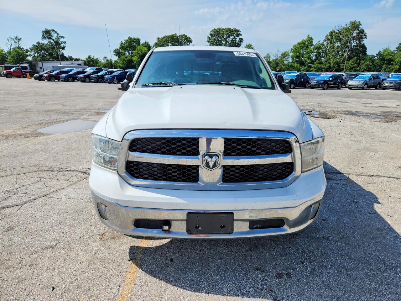 2015 Ram 1500 Slt White vin: 1C6RR6LT7FS559393