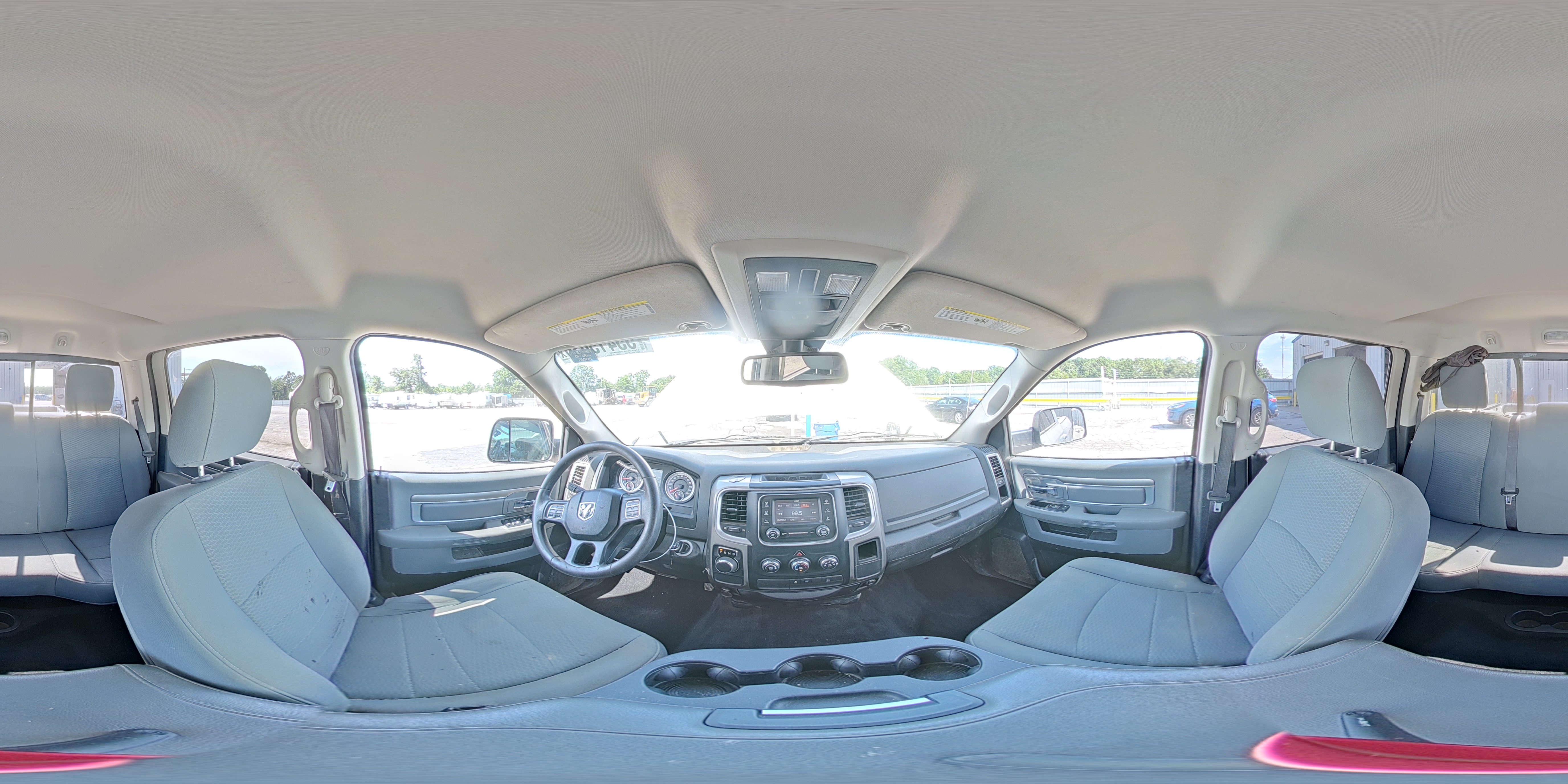 2015 Ram 1500 Slt White vin: 1C6RR6LT7FS559393