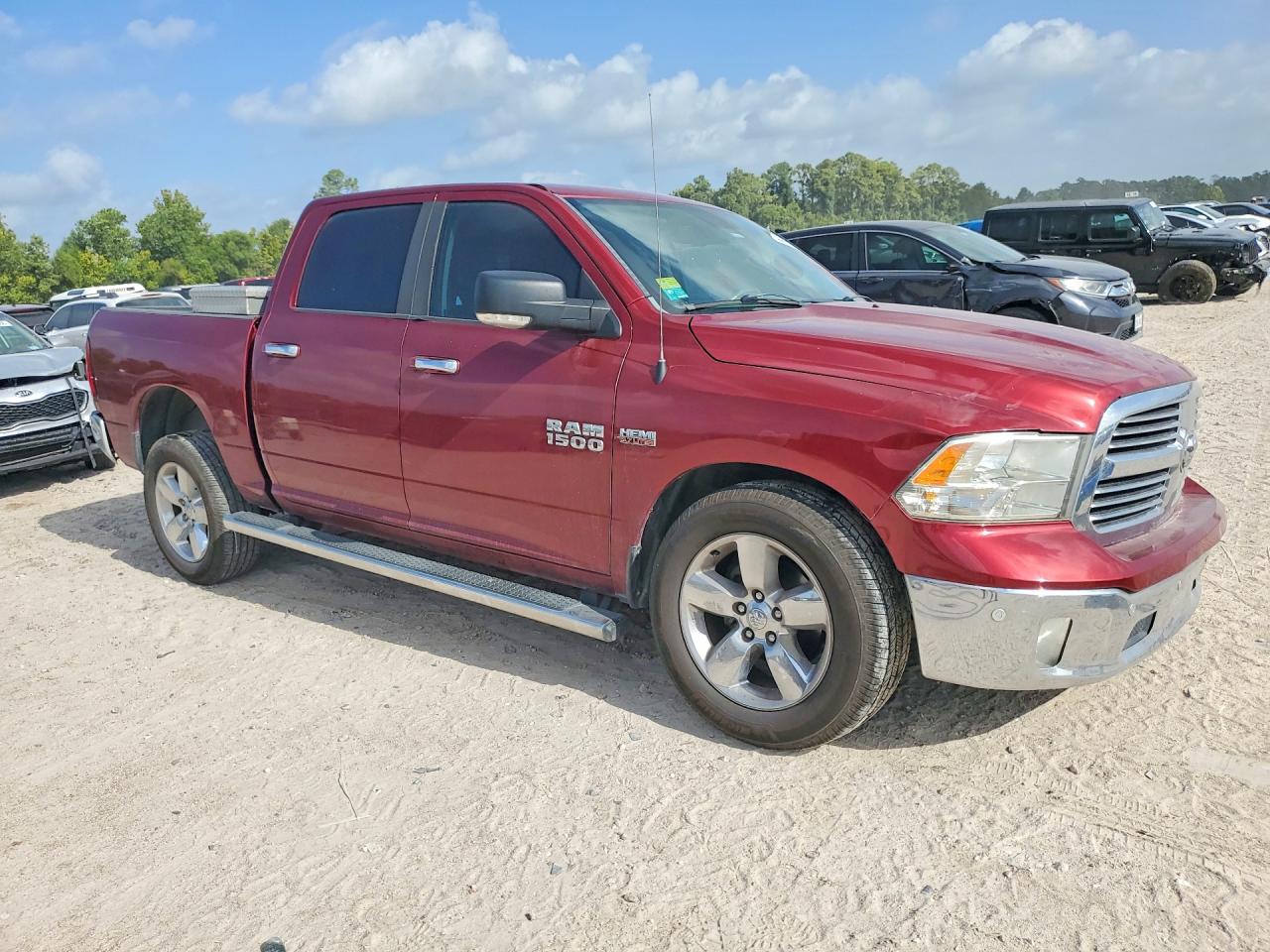 2015 Ram 1500 Slt Maroon vin: 1C6RR6LT7FS634562