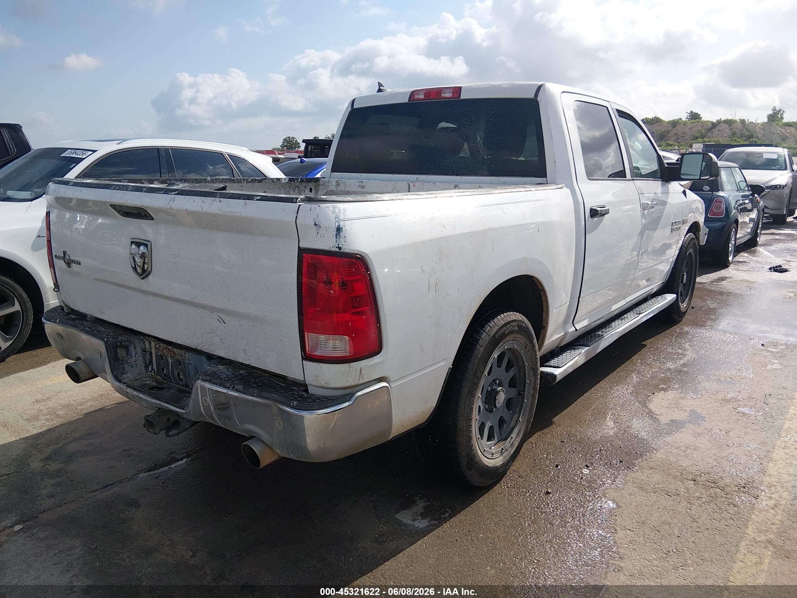 2015 Ram 1500 Lone Star White vin: 1C6RR6LT7FS729283