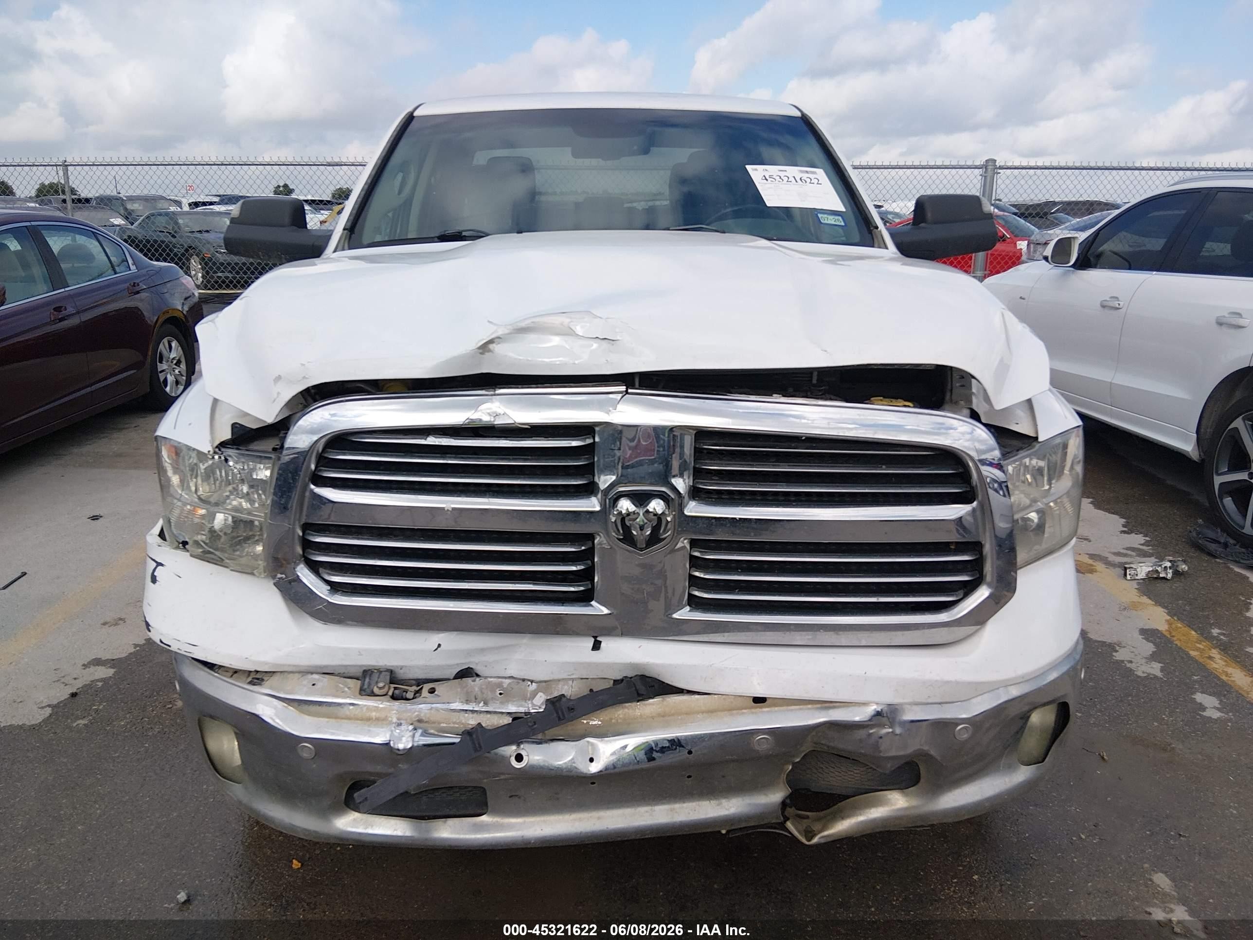 2015 Ram 1500 Lone Star White vin: 1C6RR6LT7FS729283
