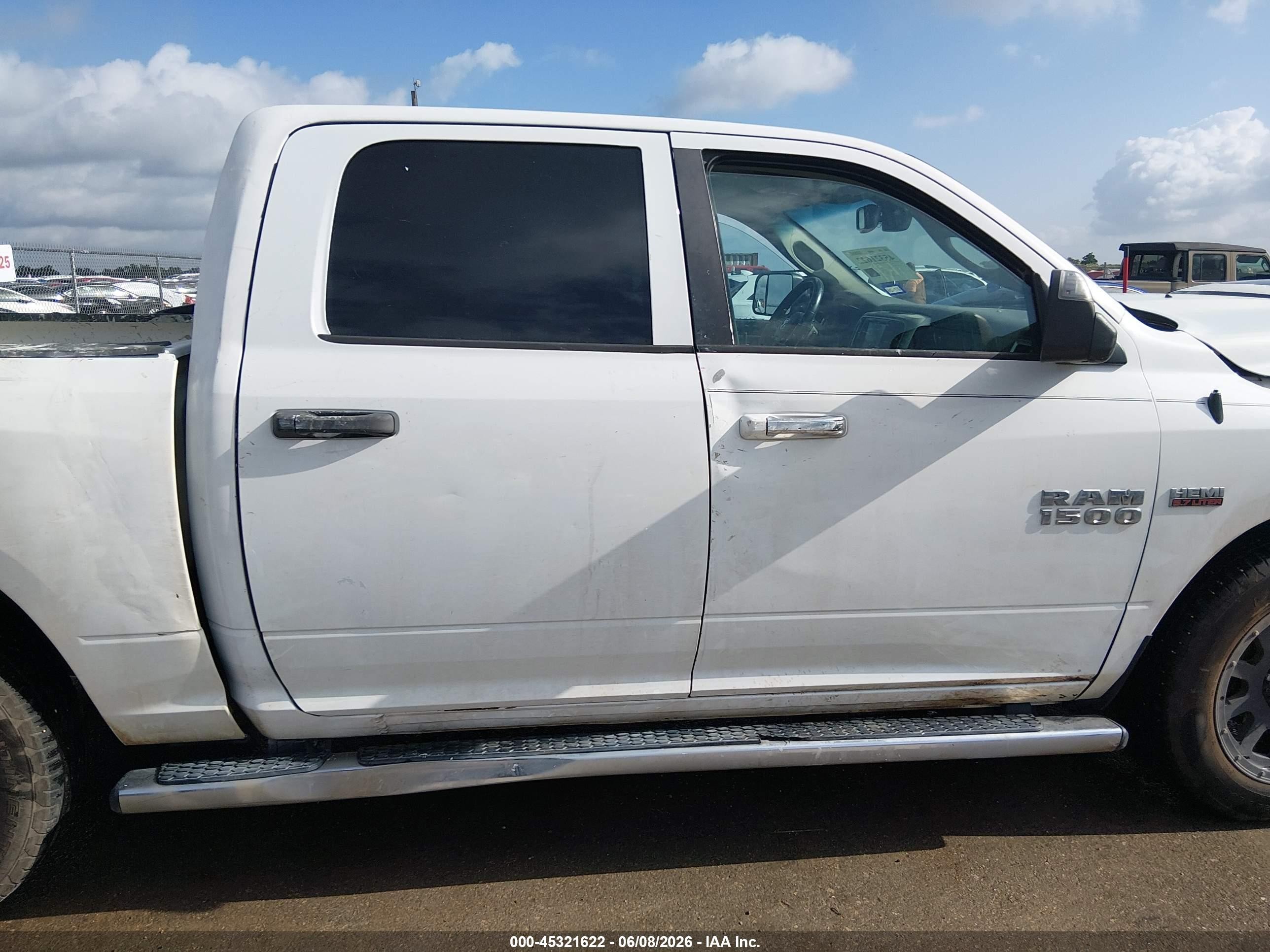 2015 Ram 1500 Lone Star White vin: 1C6RR6LT7FS729283