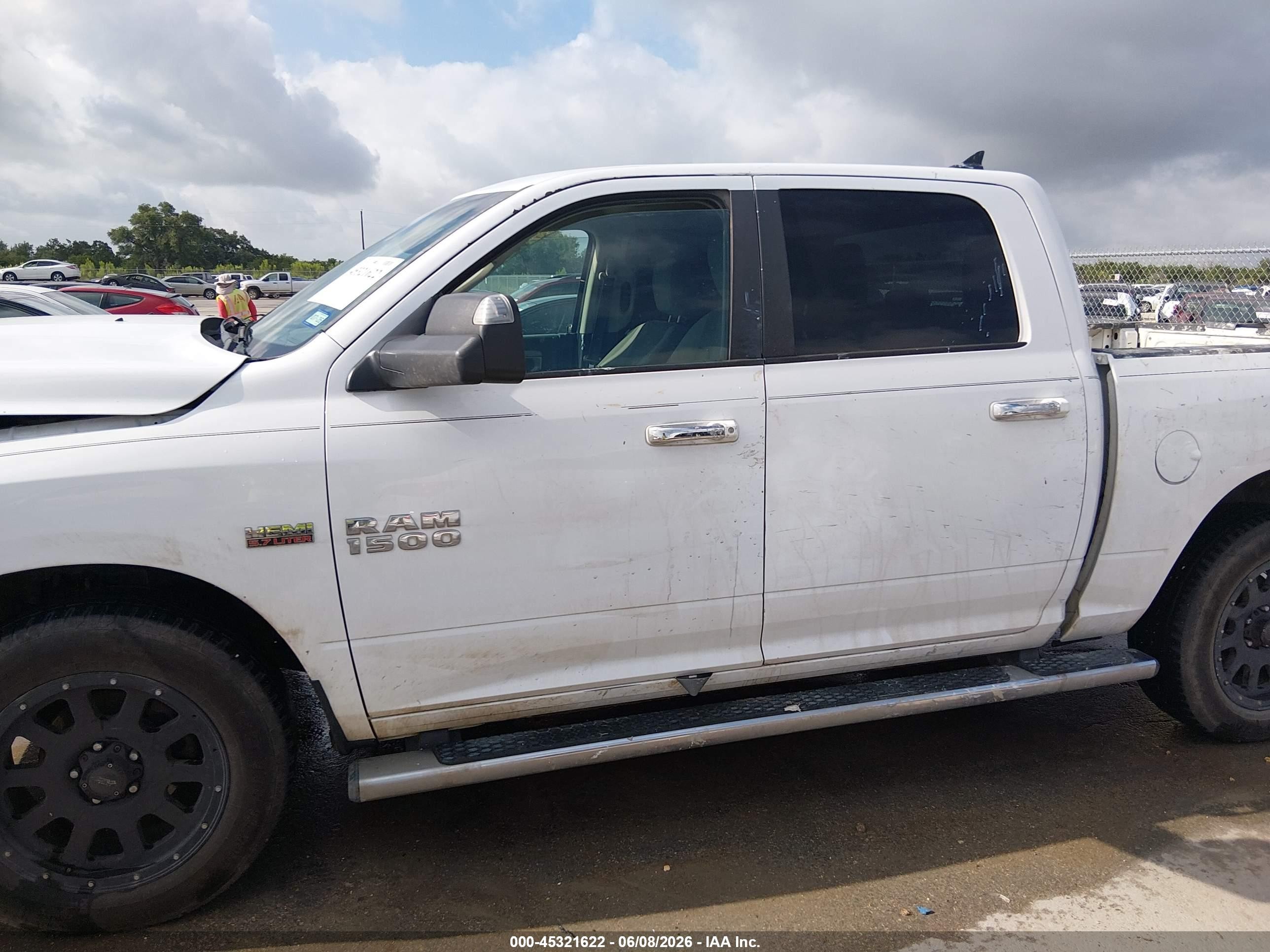 2015 Ram 1500 Lone Star White vin: 1C6RR6LT7FS729283
