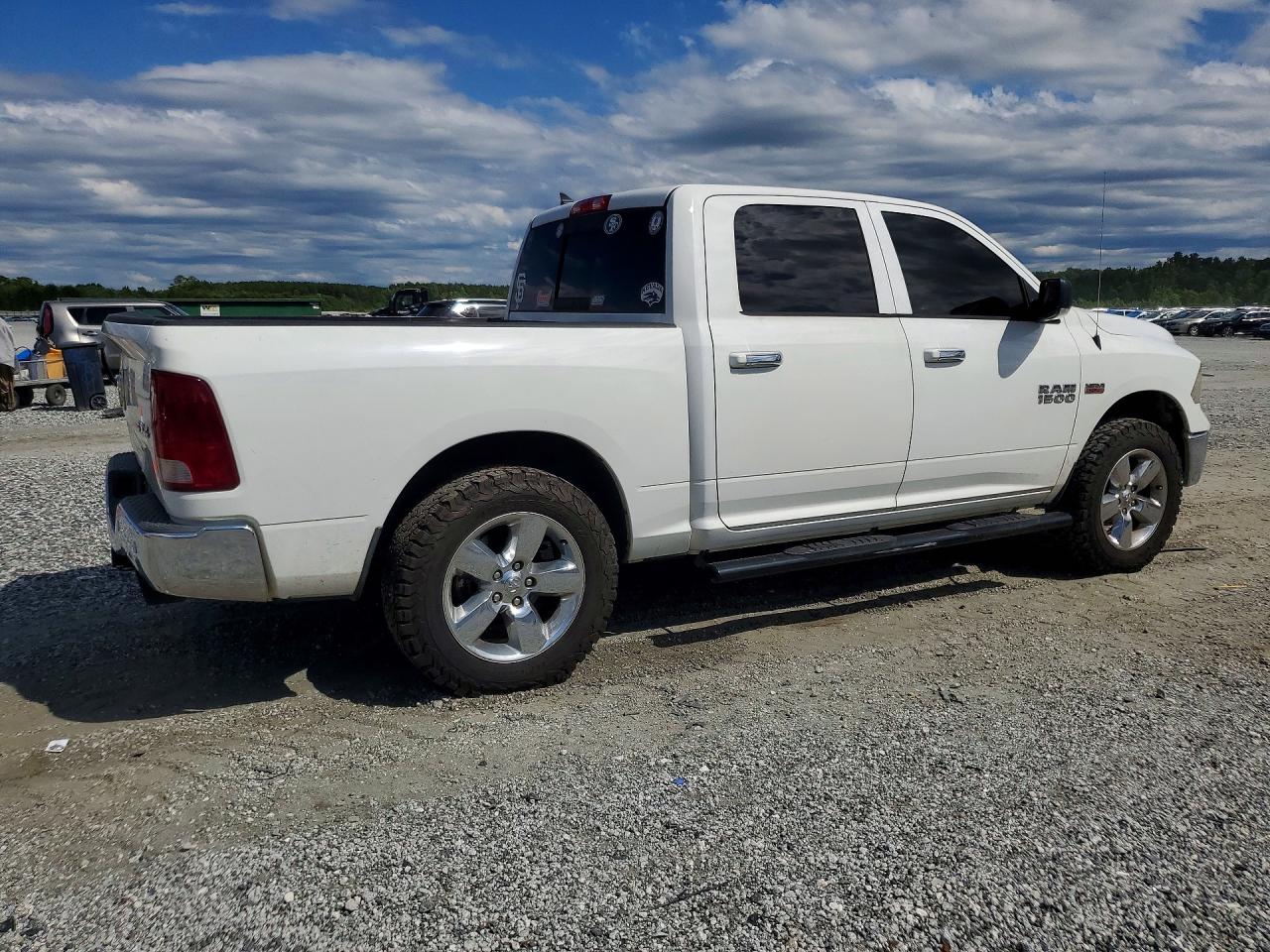 2014 Ram 1500 Slt White vin: 1C6RR6LT8ES206143