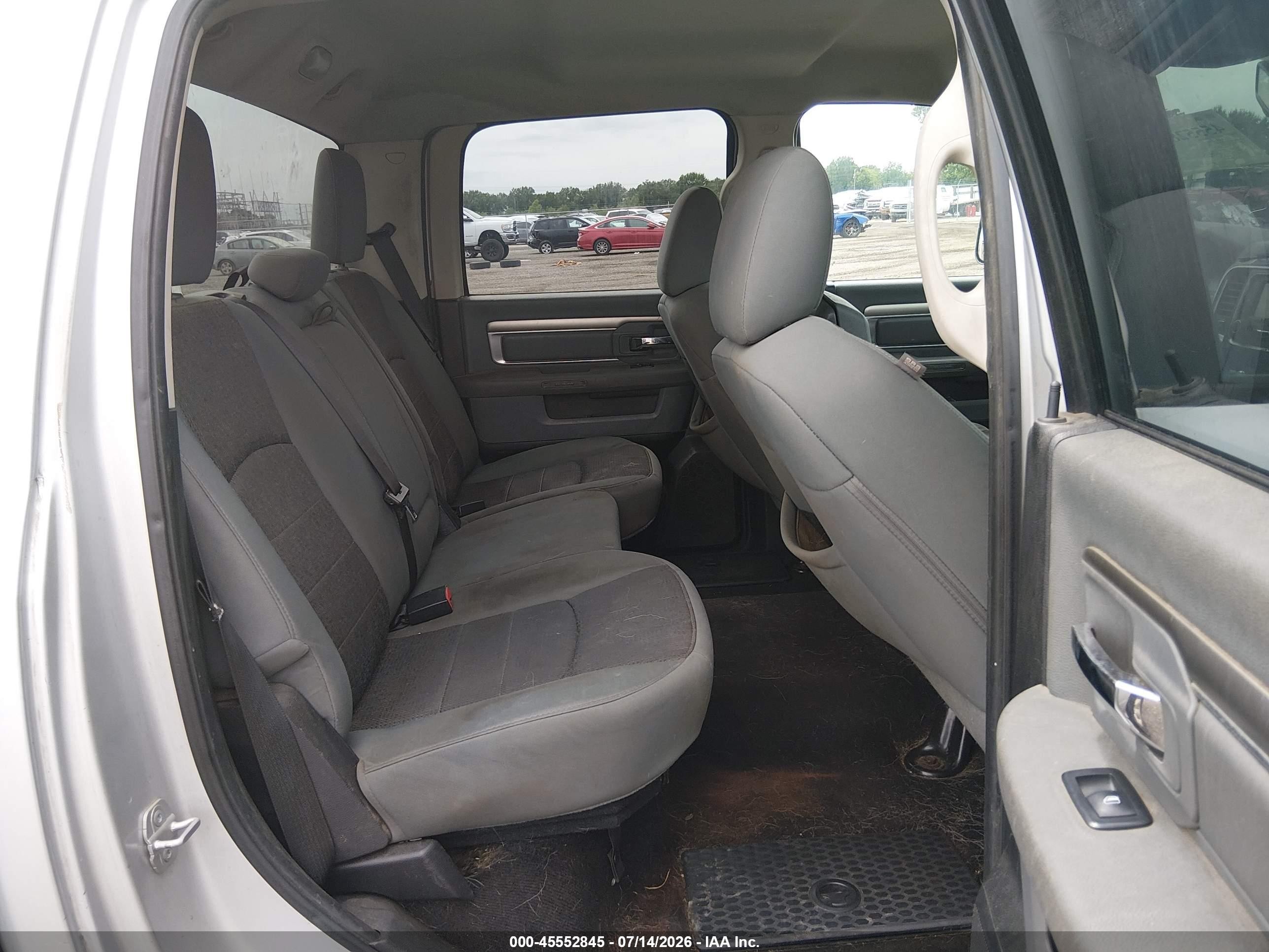 2014 Ram 1500 Big Horn Silver vin: 1C6RR6LT8ES228806