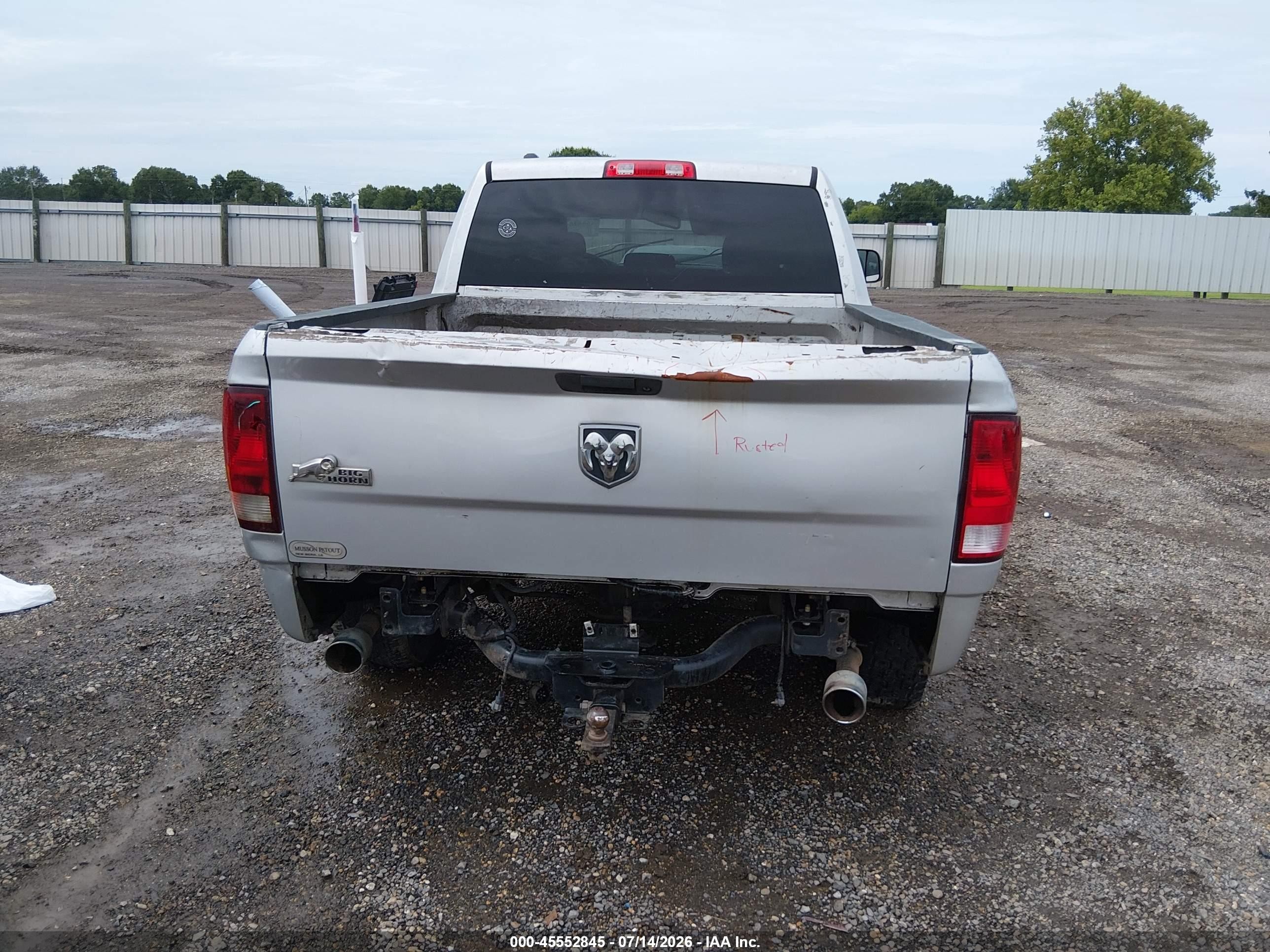 2014 Ram 1500 Big Horn Silver vin: 1C6RR6LT8ES228806