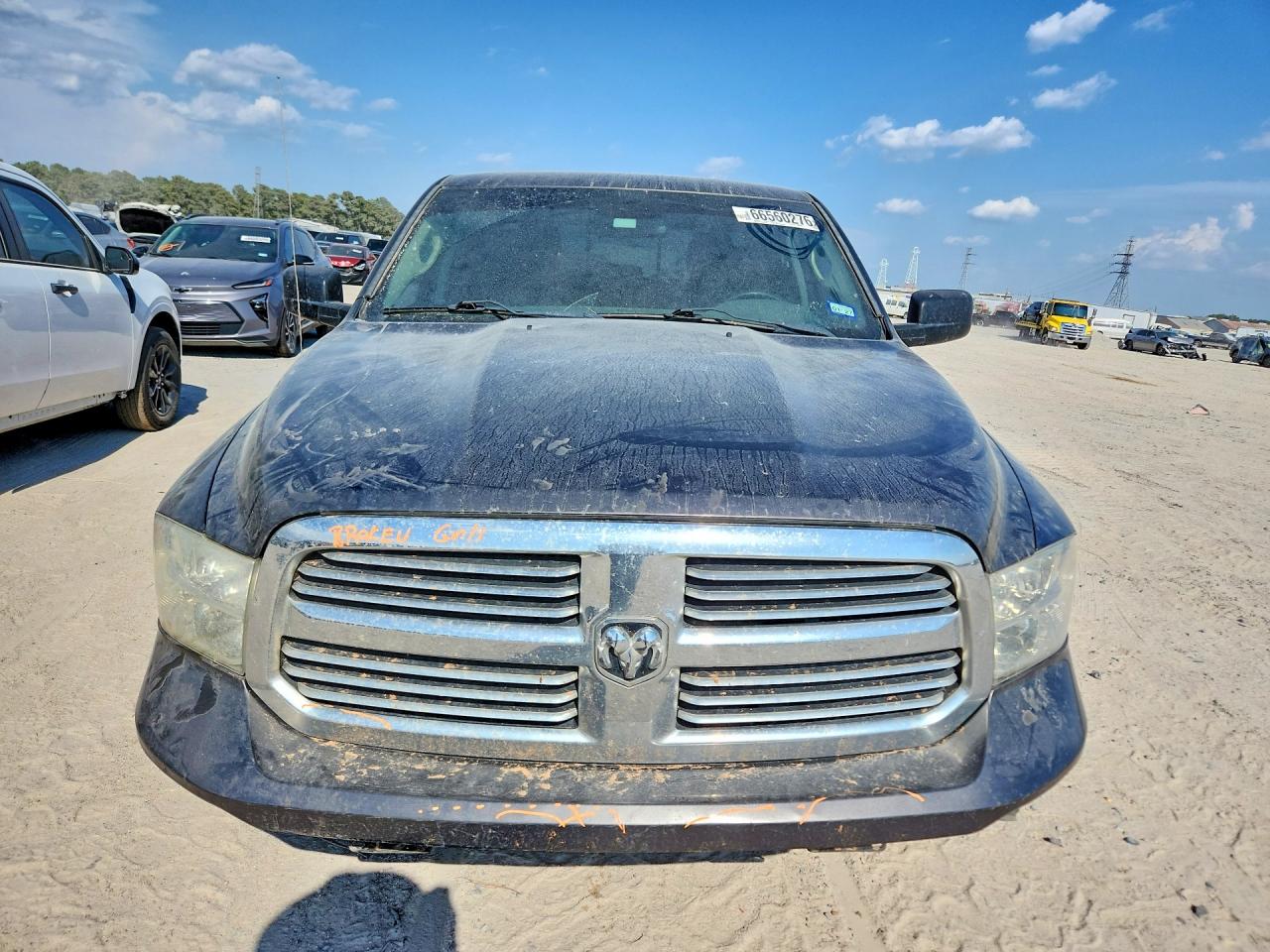 2014 Ram 1500 Slt Gray vin: 1C6RR6LT8ES397949