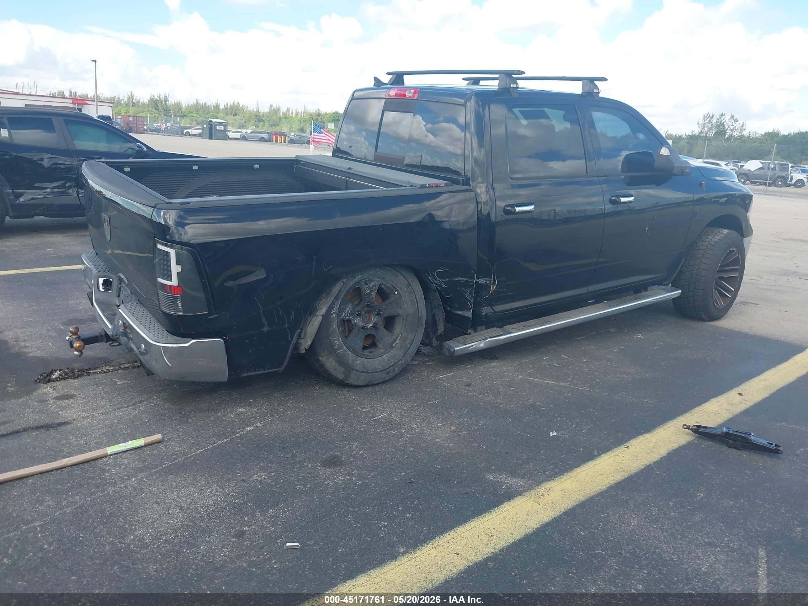 2015 Ram 1500 Big Horn Black vin: 1C6RR6LT8FS583895