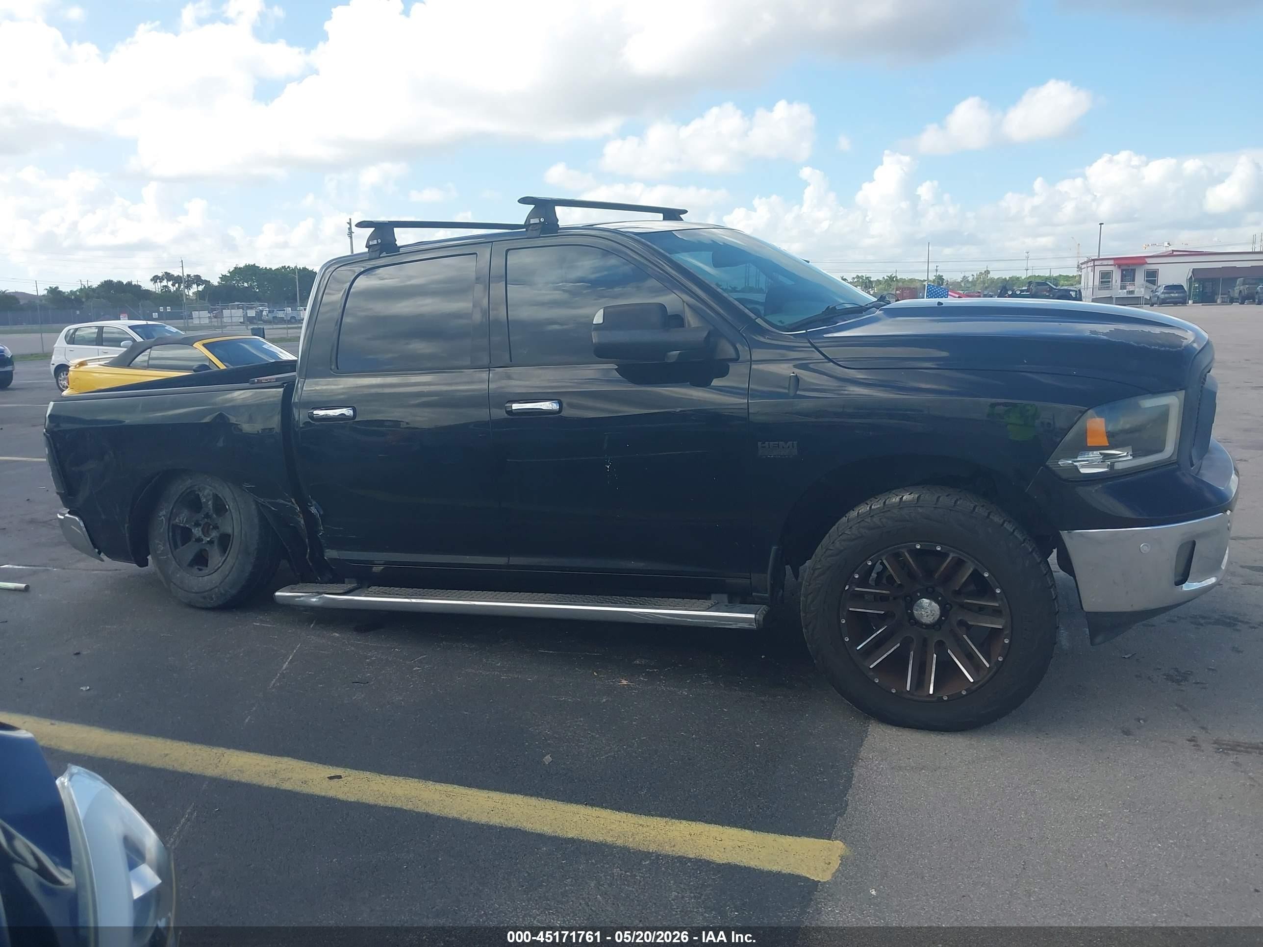 2015 Ram 1500 Big Horn Black vin: 1C6RR6LT8FS583895