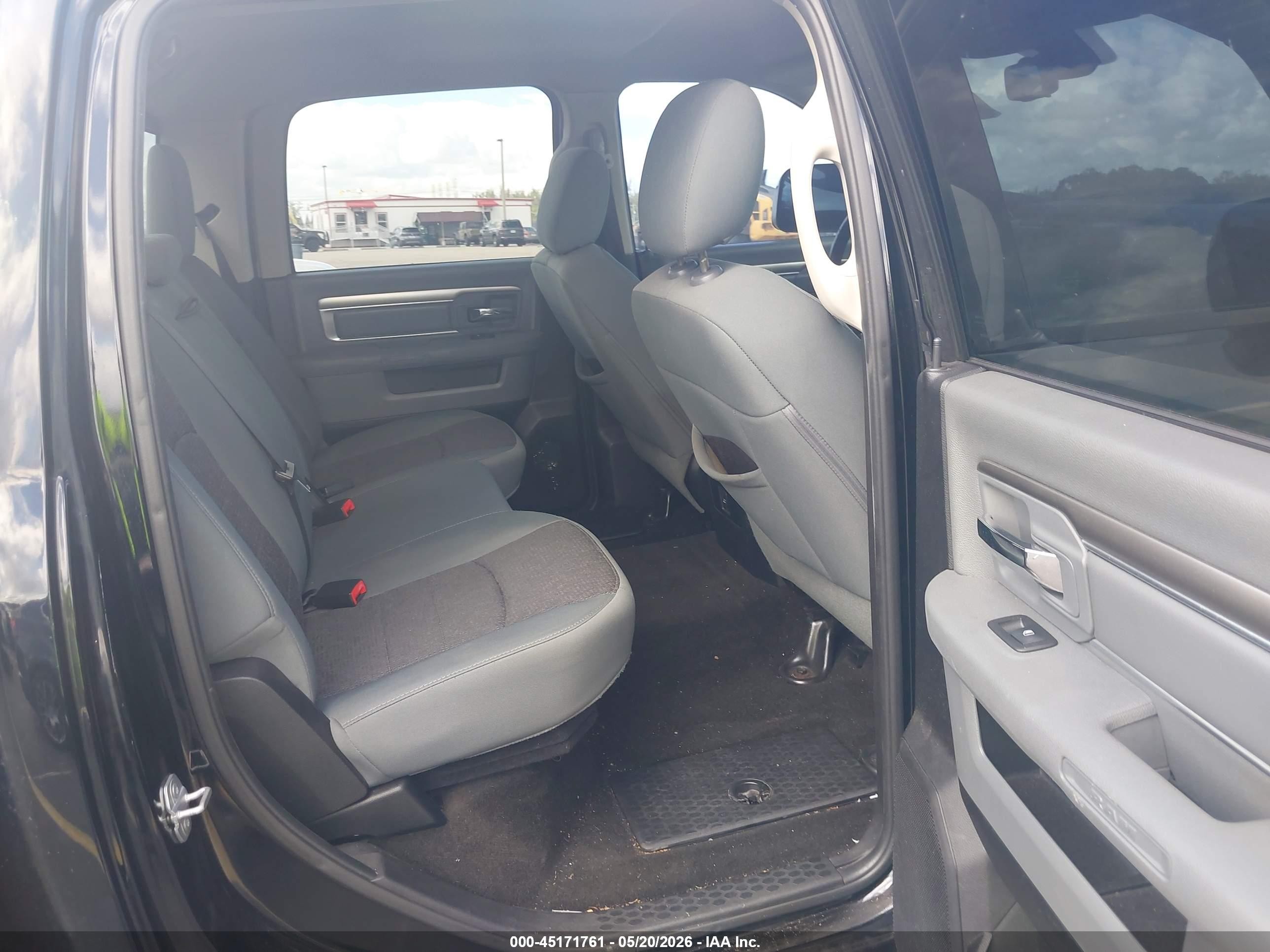 2015 Ram 1500 Big Horn Black vin: 1C6RR6LT8FS583895