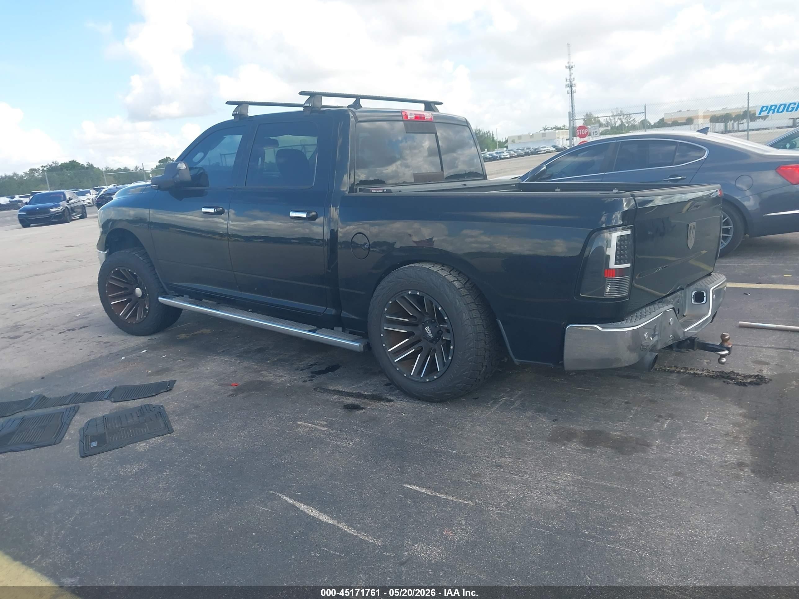 2015 Ram 1500 Big Horn Black vin: 1C6RR6LT8FS583895