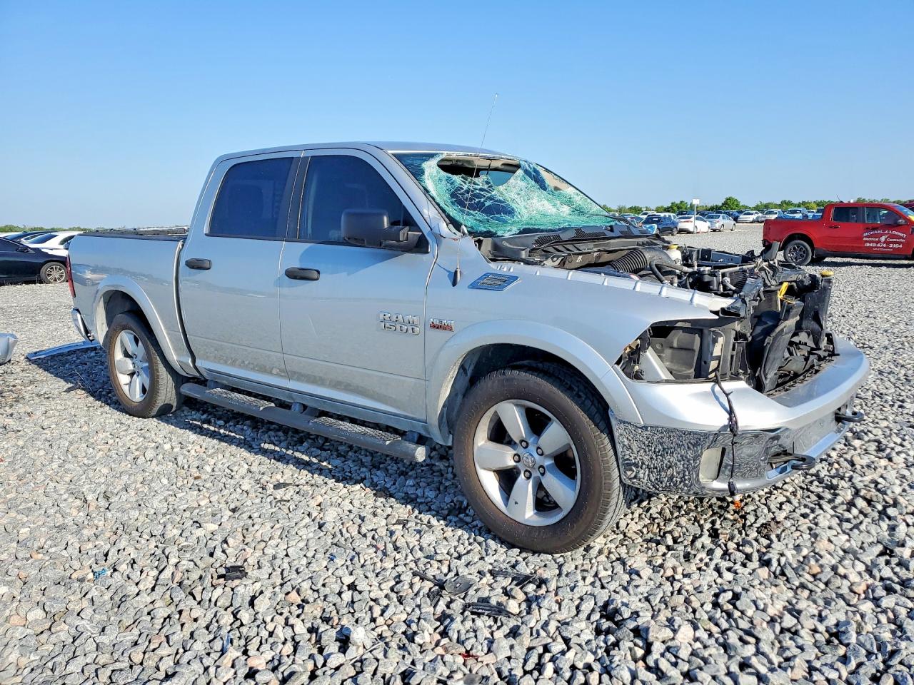 2015 Ram 1500 Slt Silver vin: 1C6RR6LT8FS640256