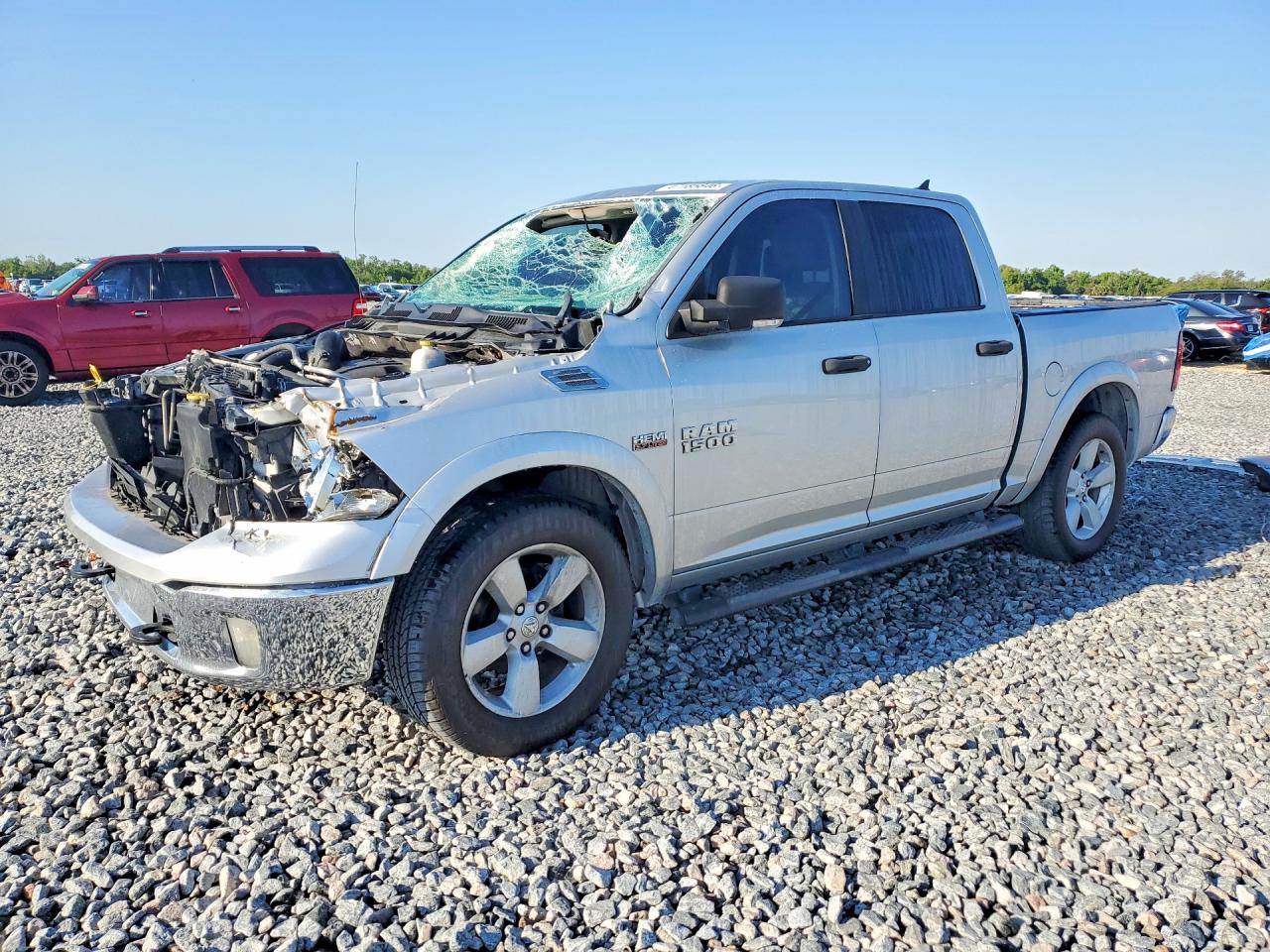 2015 Ram 1500 Slt Silver vin: 1C6RR6LT8FS640256