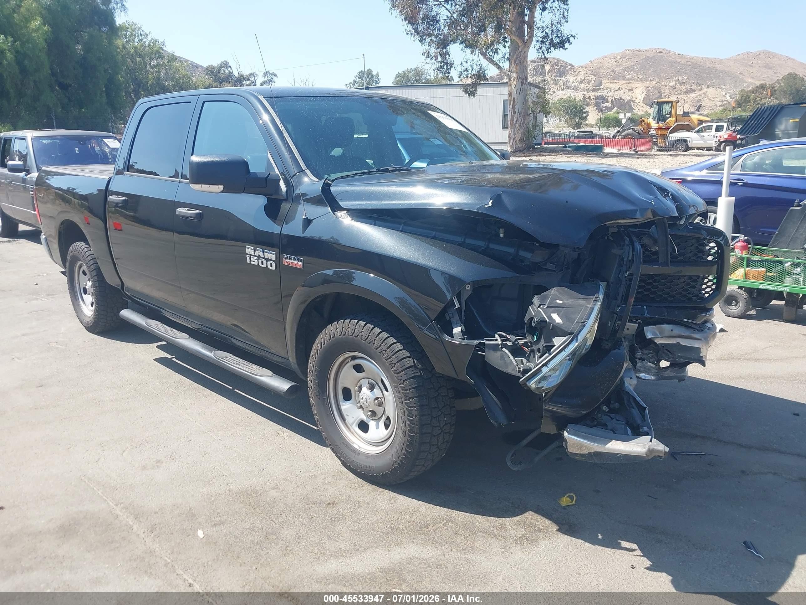 2015 Ram 1500 Outdoorsman Black vin: 1C6RR6LT8FS675427