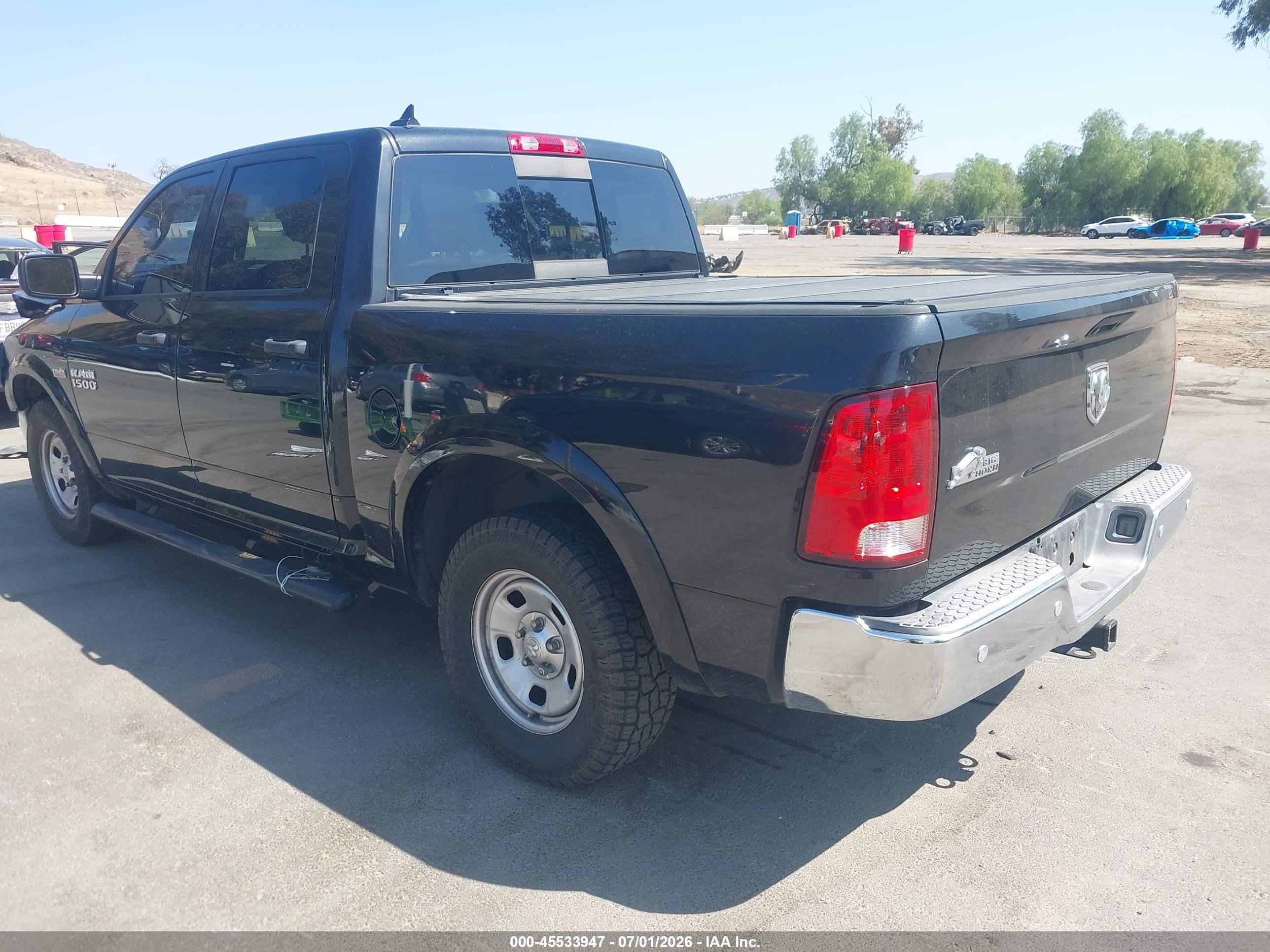 2015 Ram 1500 Outdoorsman Black vin: 1C6RR6LT8FS675427