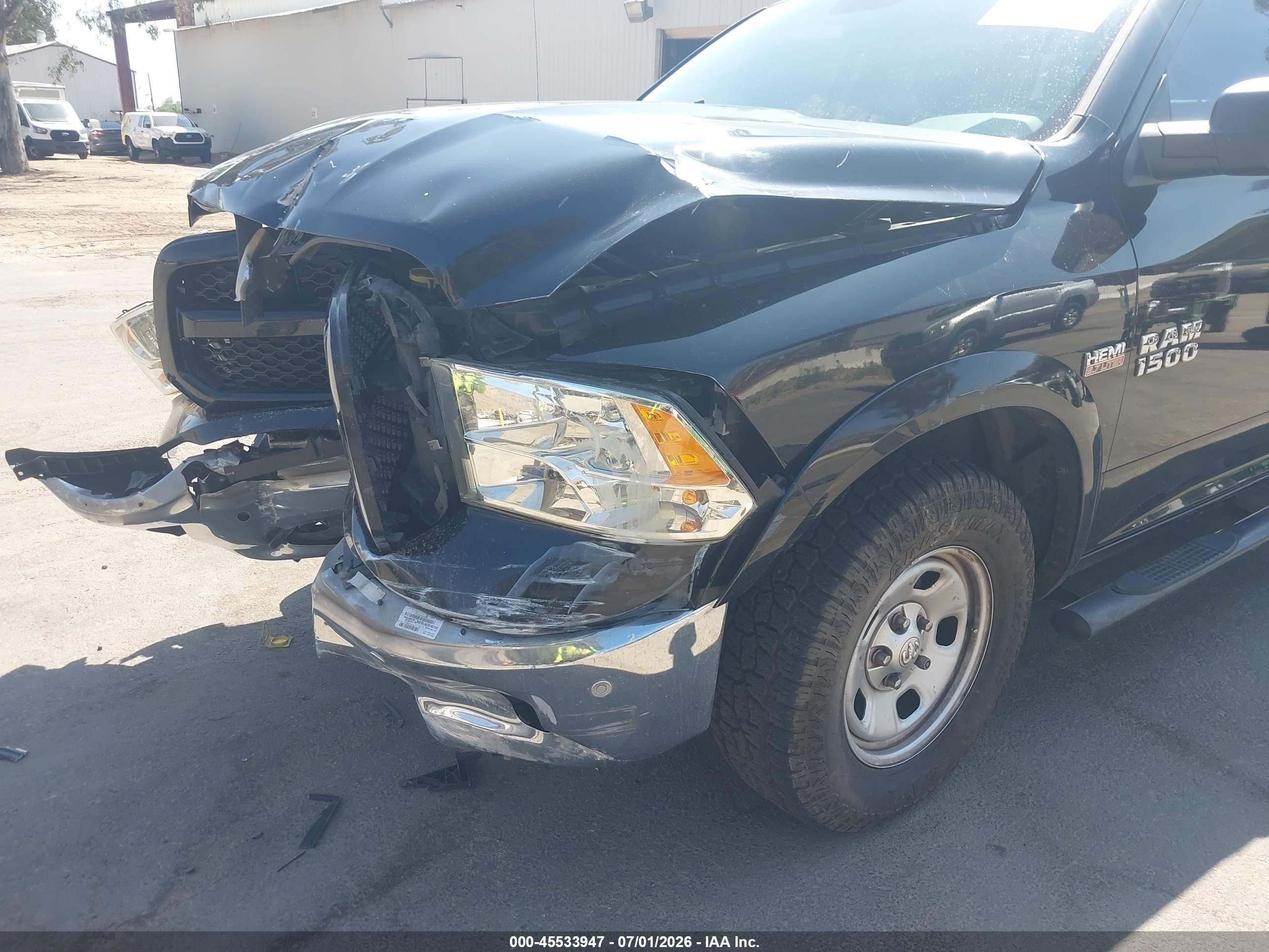 2015 Ram 1500 Outdoorsman Black vin: 1C6RR6LT8FS675427