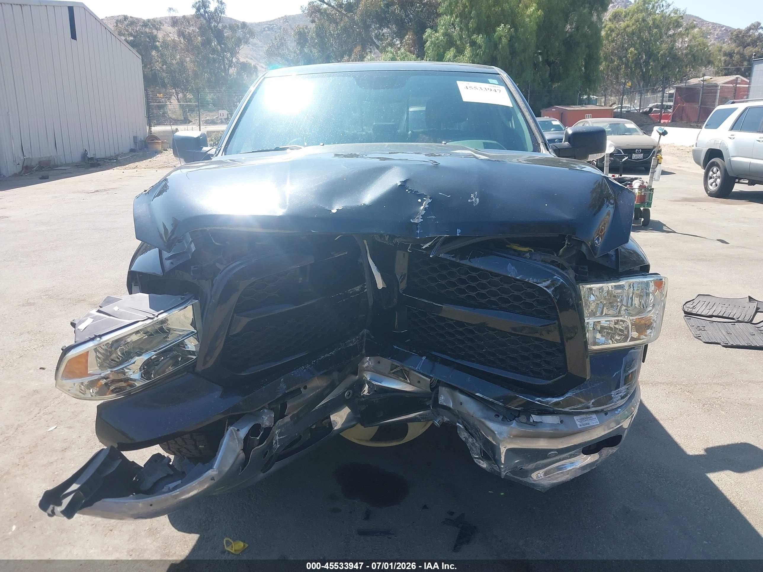 2015 Ram 1500 Outdoorsman Black vin: 1C6RR6LT8FS675427