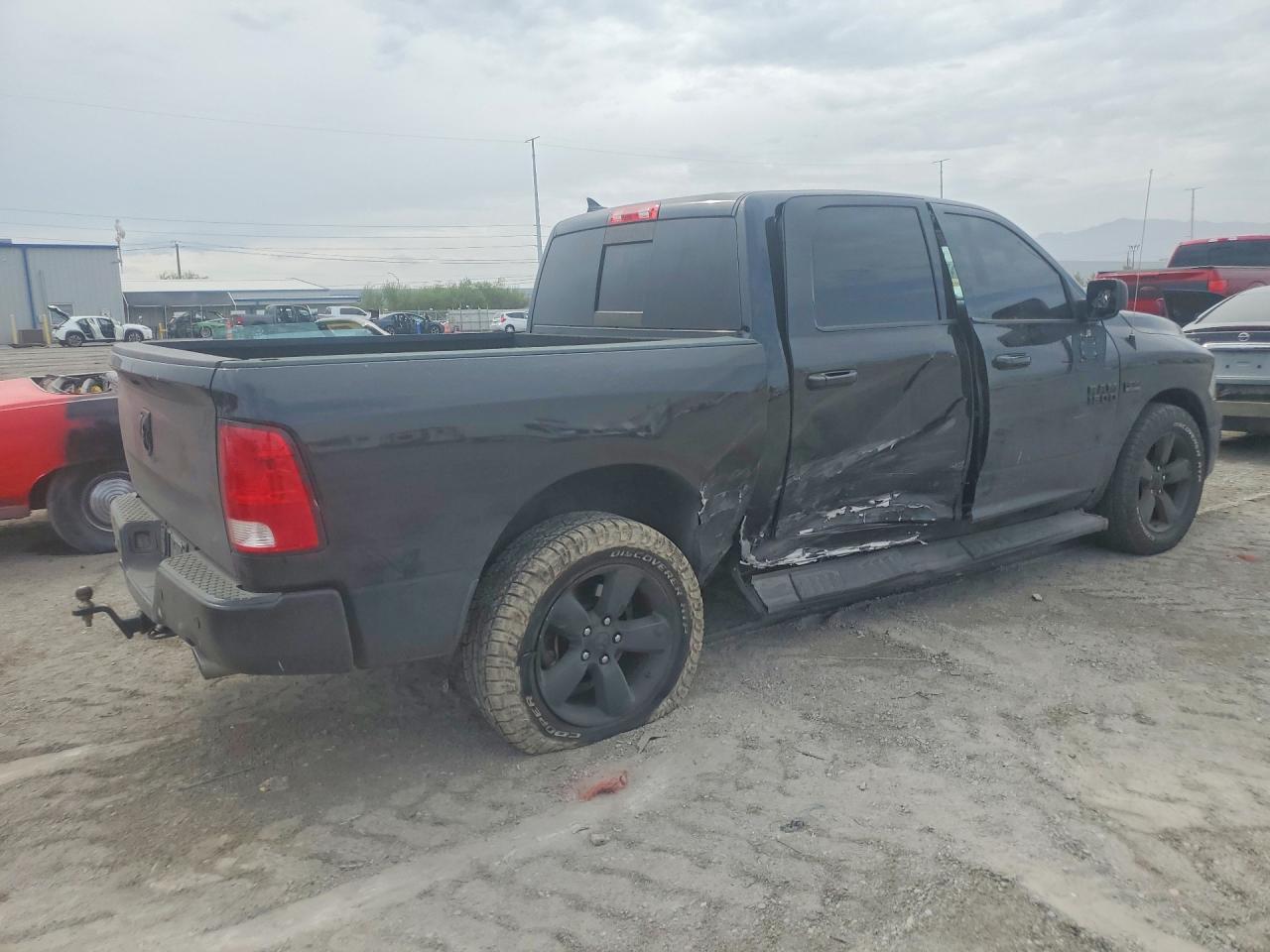 2018 Ram 1500 Slt Black vin: 1C6RR6LT8JS161165