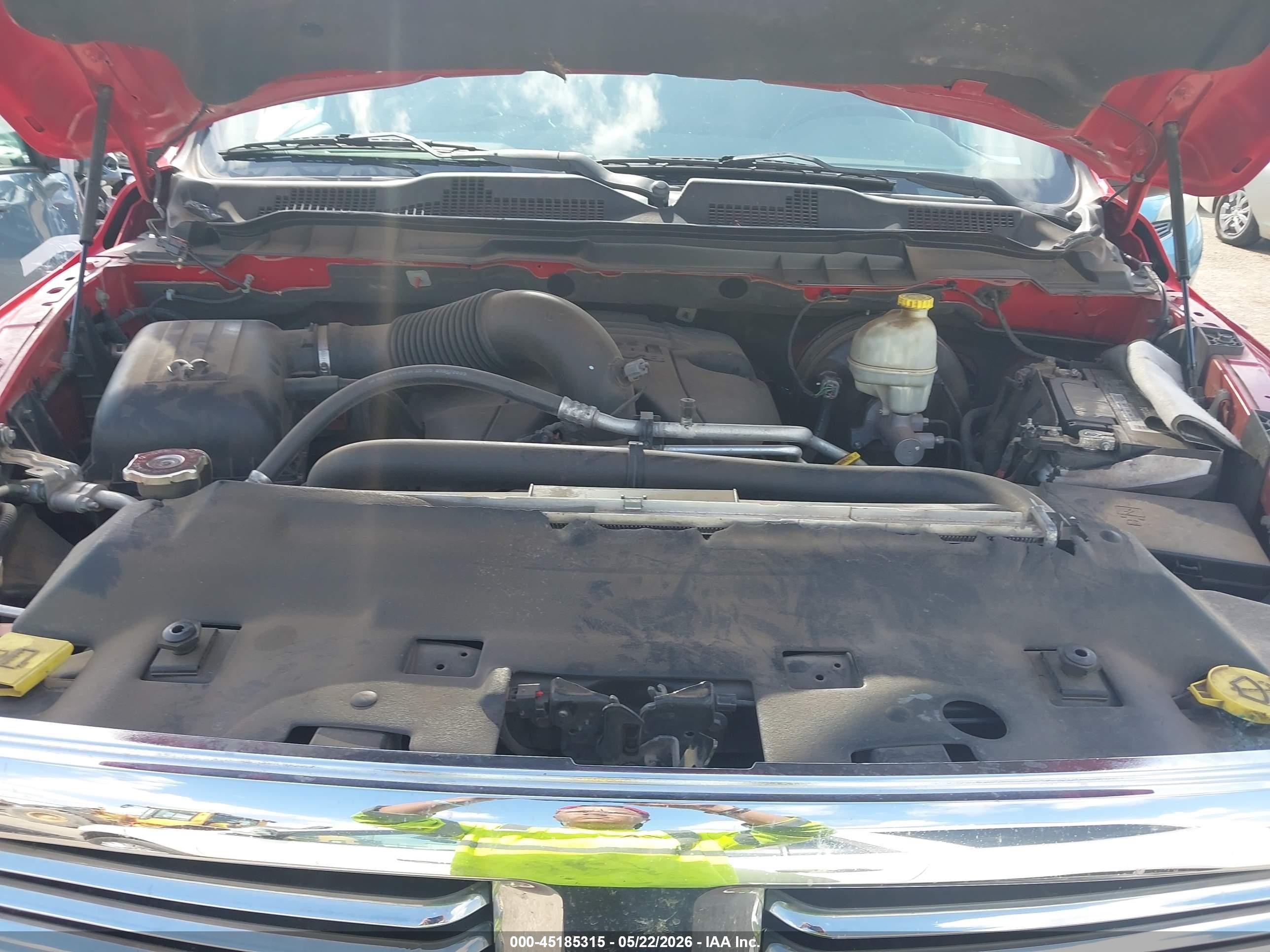 2014 Ram 1500 Big Horn Red vin: 1C6RR6LT9ES101949